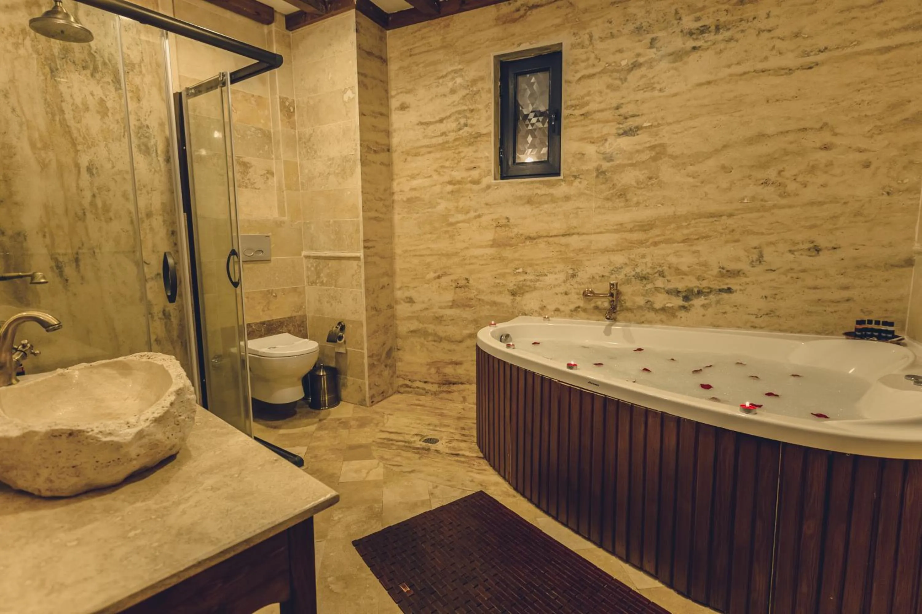 Bathroom in Sobek Stone House Cappadocia