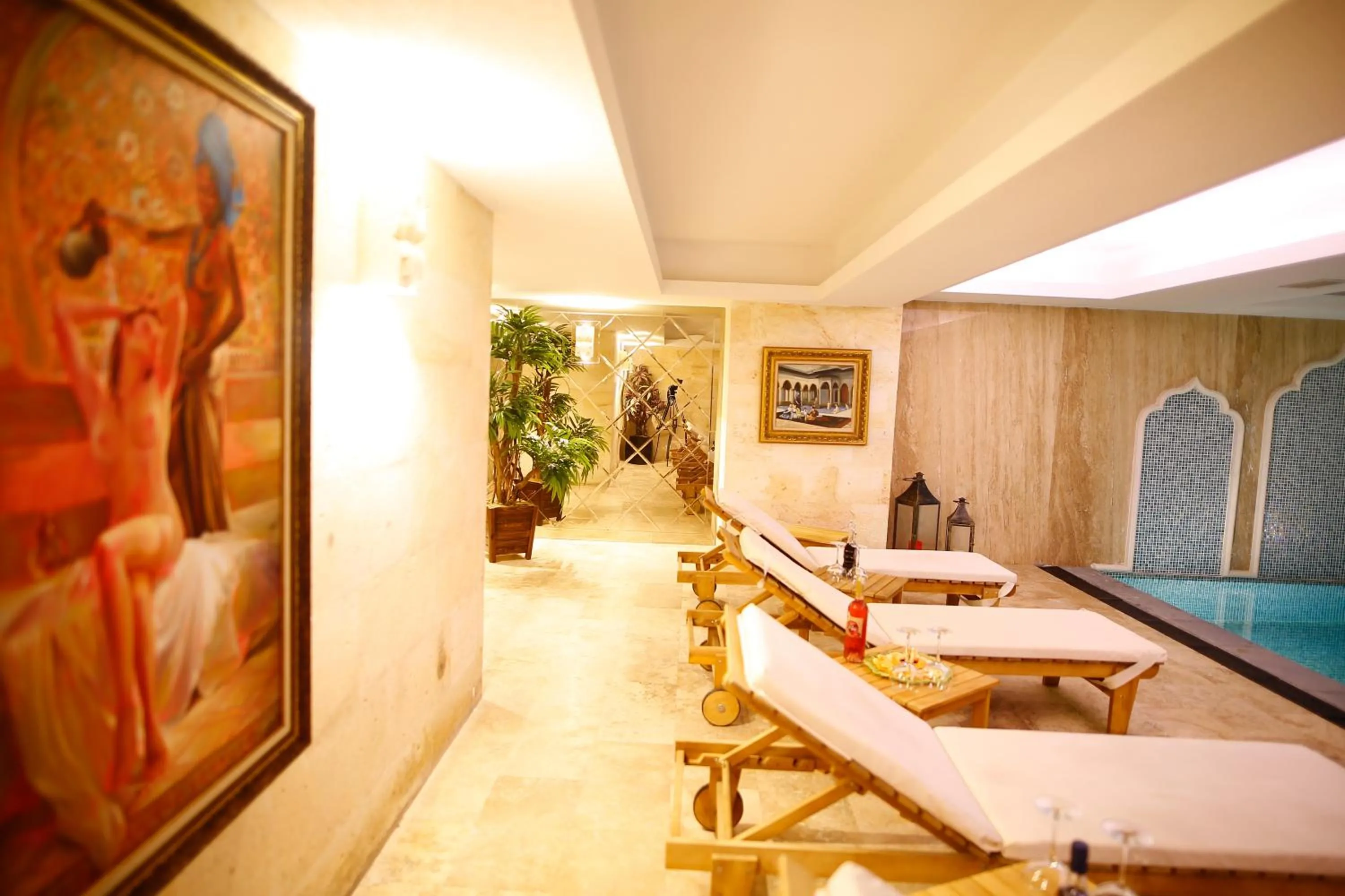 Swimming pool in Sobek Stone House Cappadocia