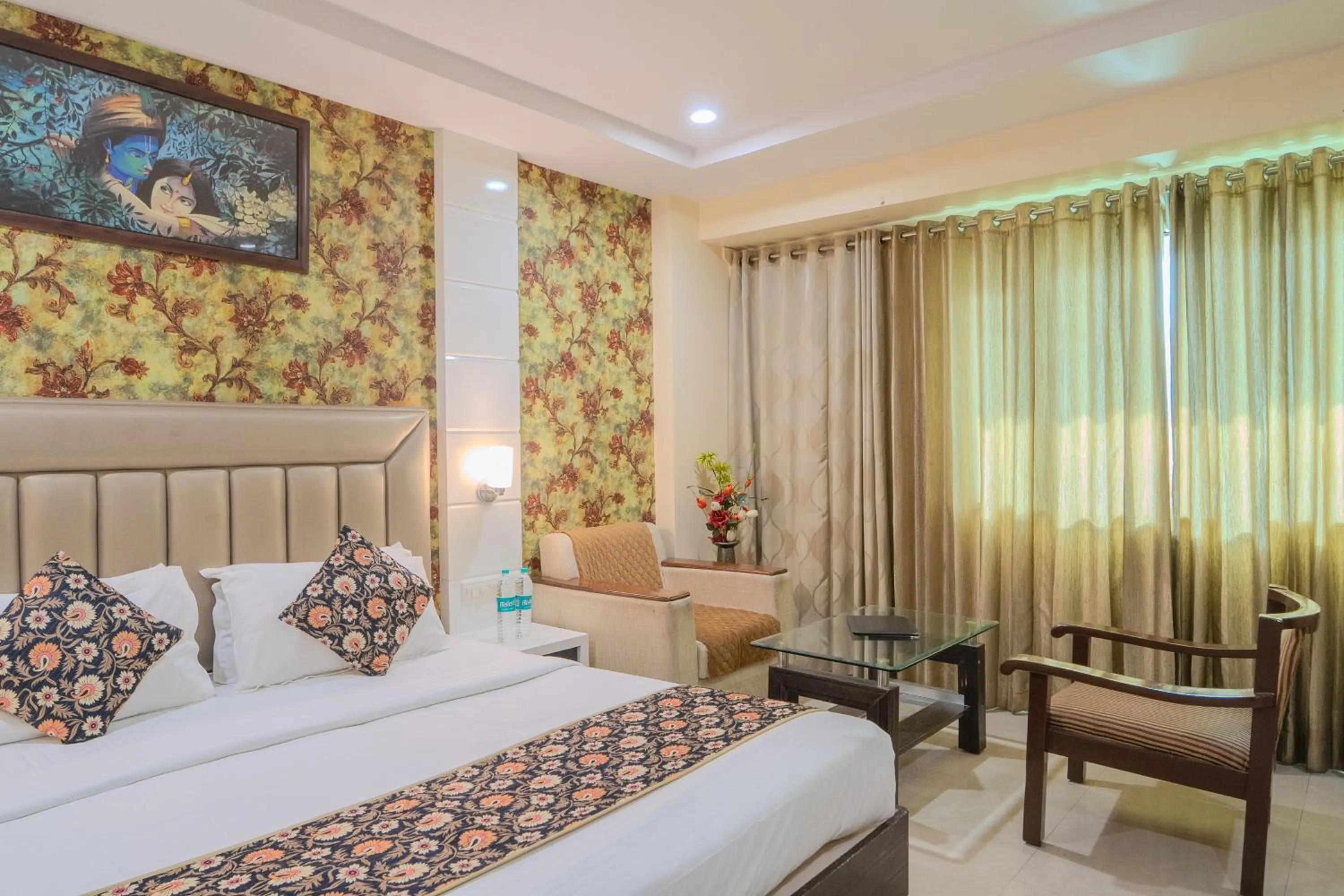 Photo of the whole room, Bed in Hotel City Square By KeyMagics