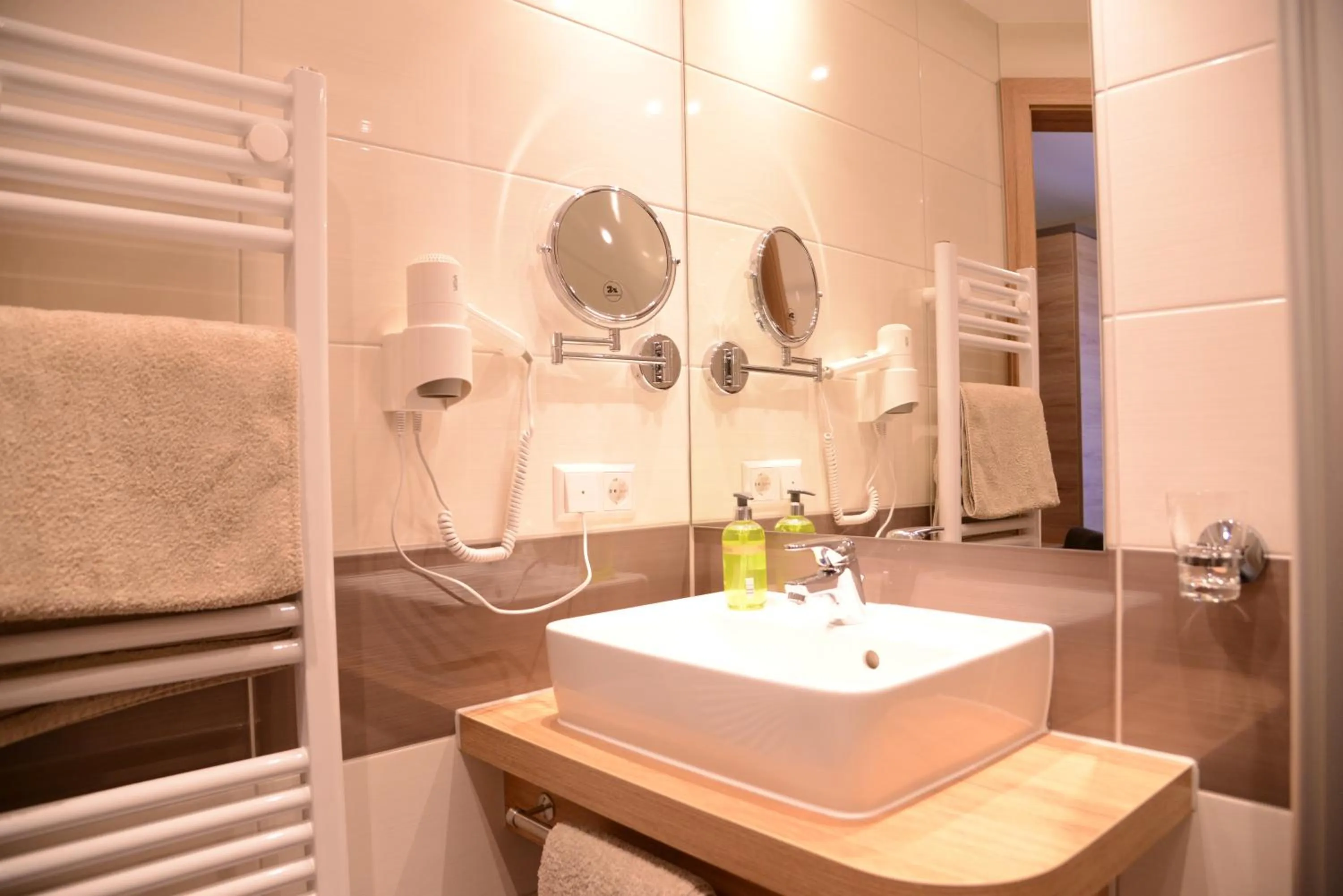 Shower in Weinhaus Gräfen