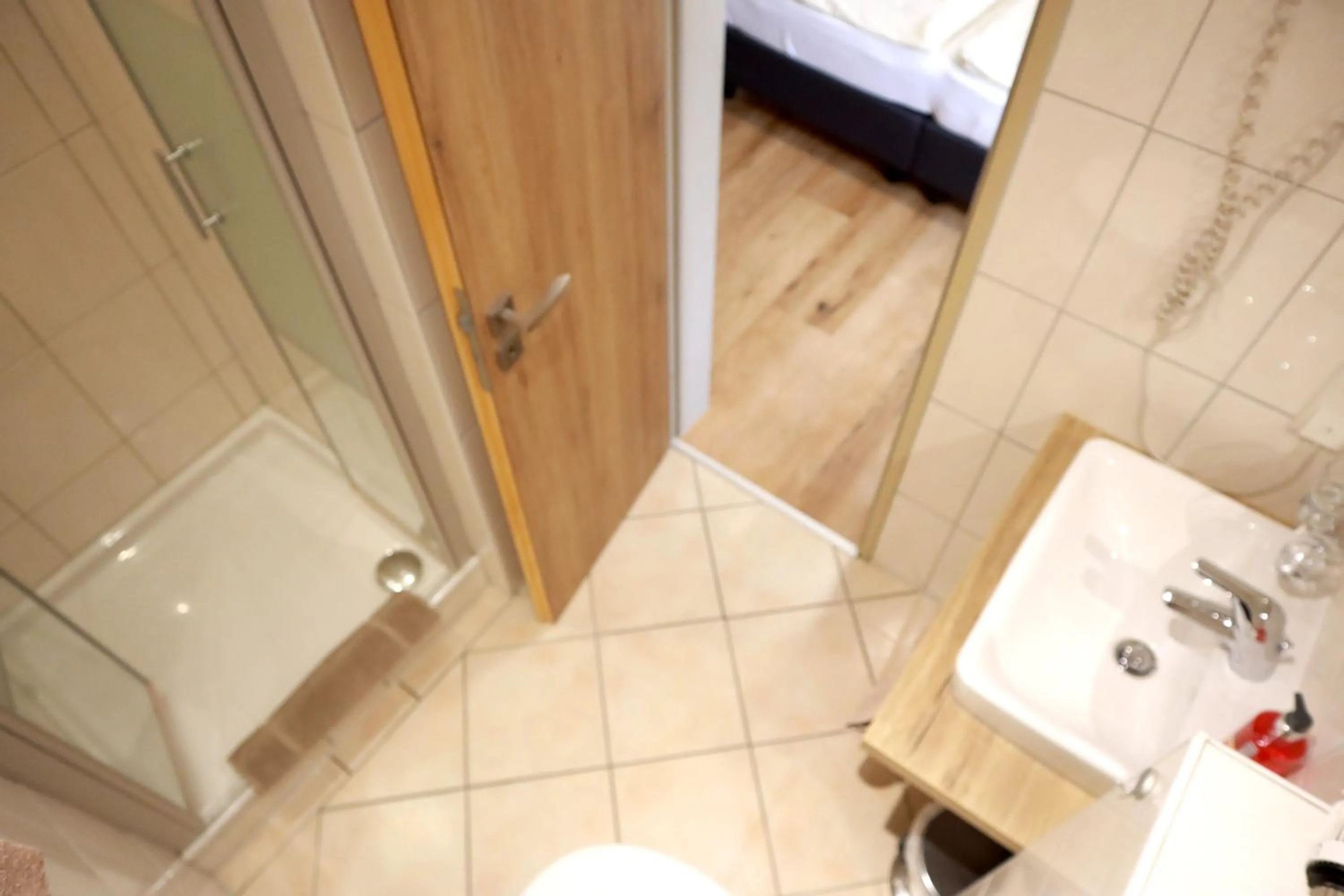 Shower in Weinhaus Gräfen