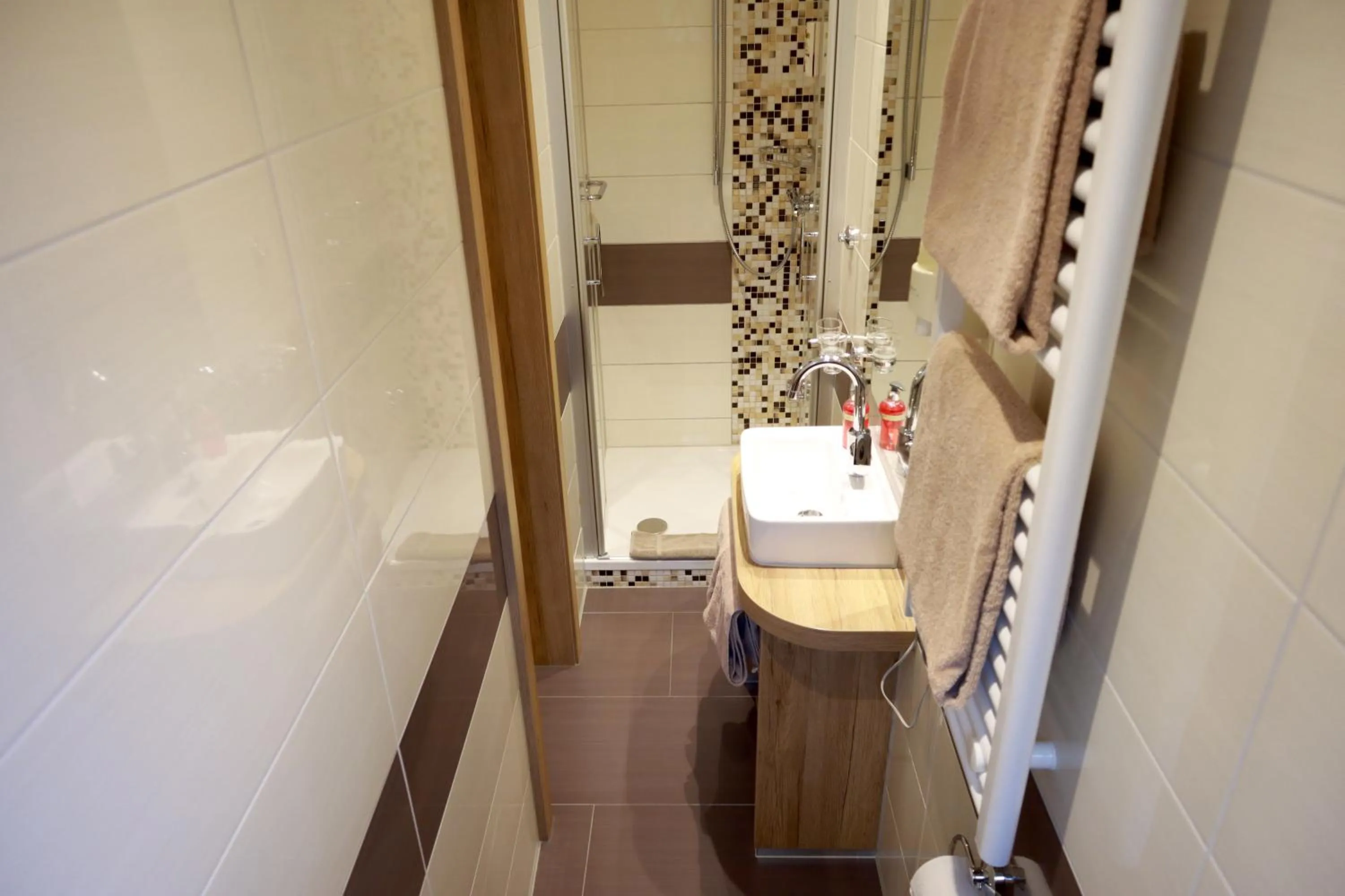 Shower in Weinhaus Gräfen