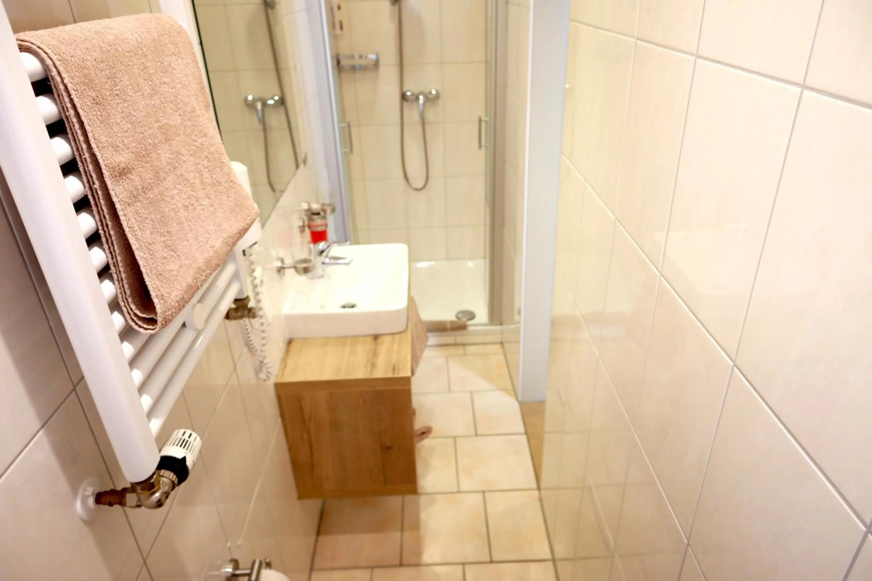 Shower in Weinhaus Gräfen