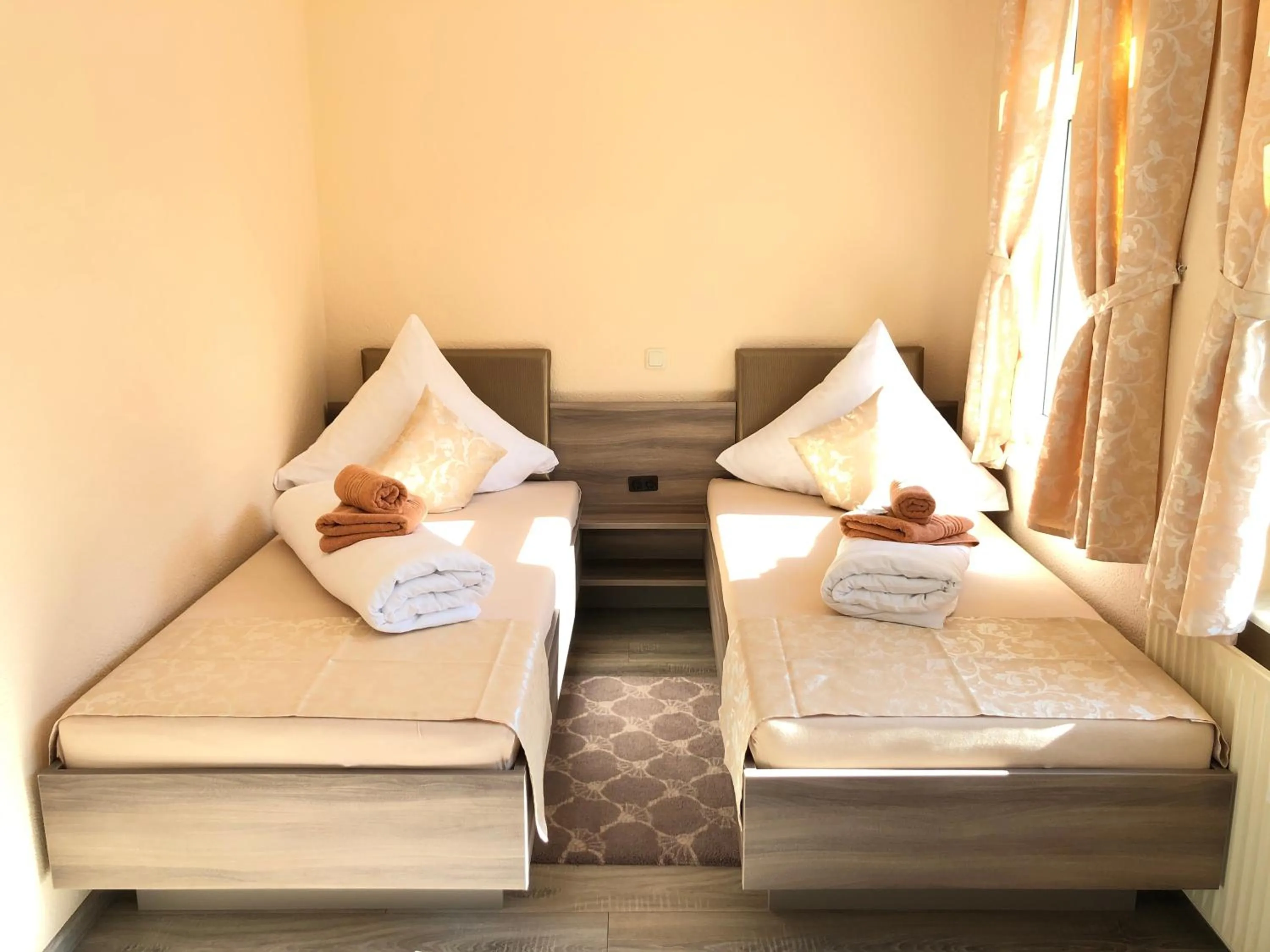 Bed in Pension Goldenes Vogtland