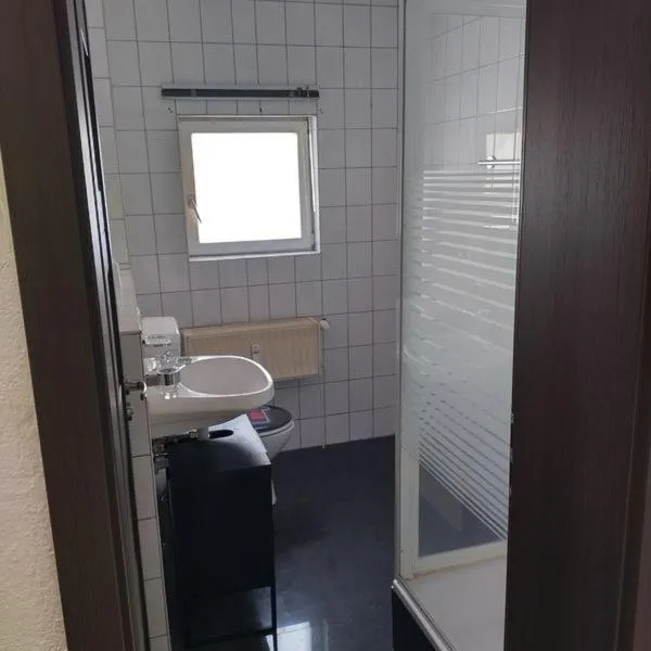 Toilet in Pension Goldenes Vogtland