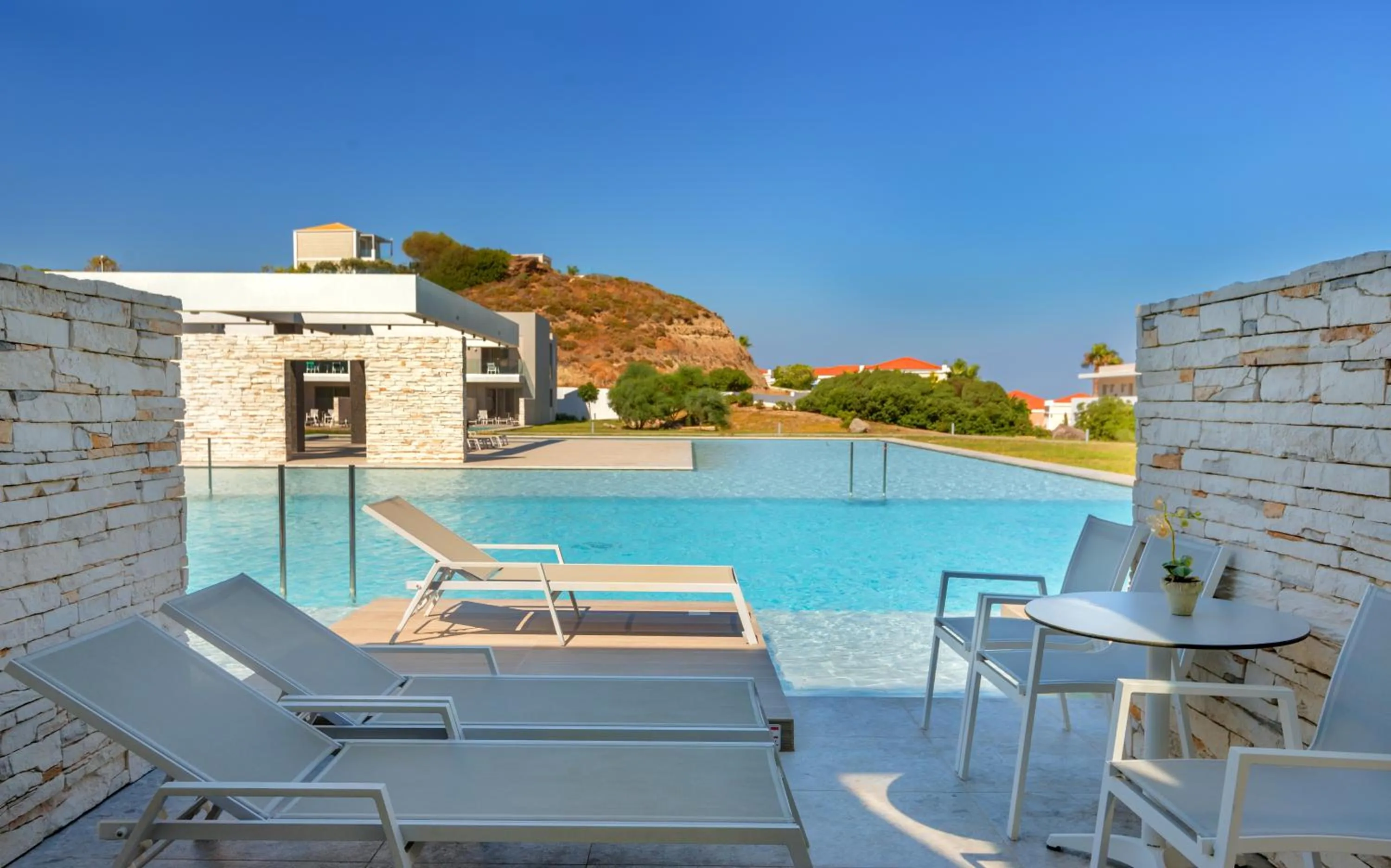 Pool view in Porto Bello Royal