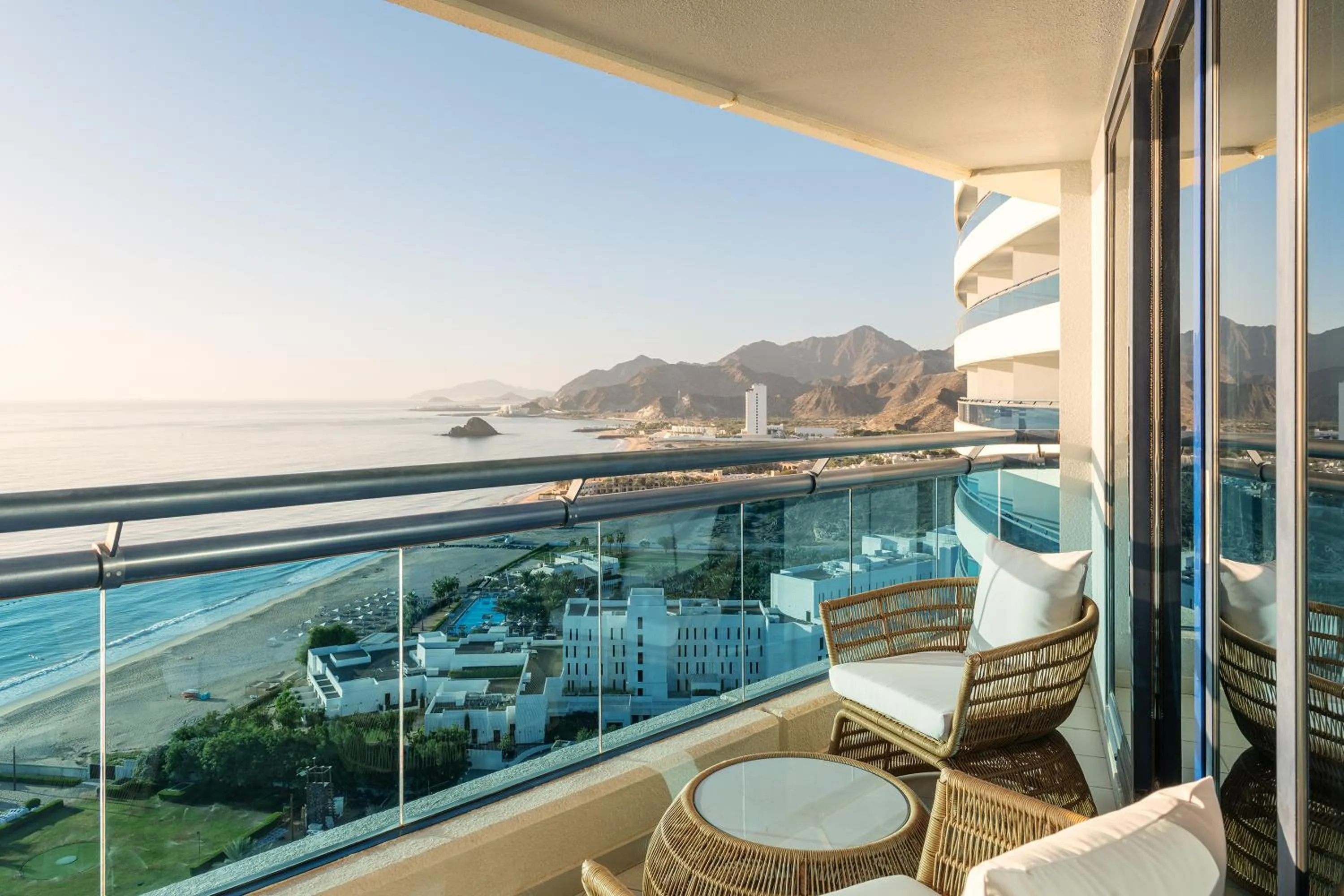 Balcony/Terrace in Le Meridien Al Aqah Beach Resort