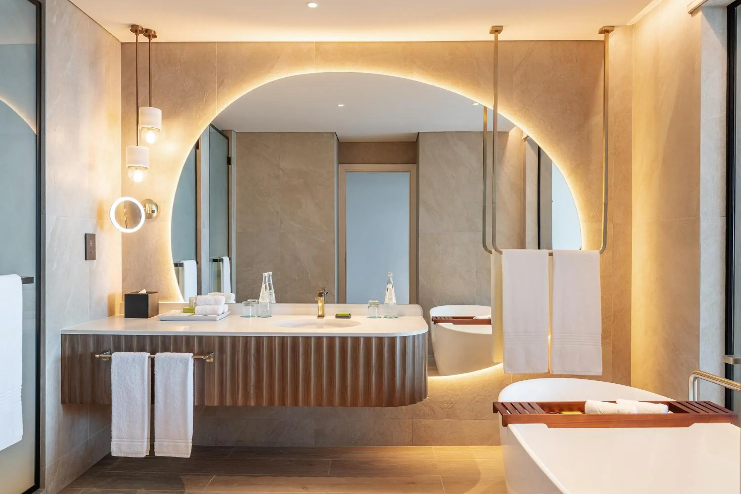 Renovated Superior Twin Room, Sea View and Balcony - single occupancy in Le Meridien Al Aqah Beach Resort Renovated Superior Twin Room, Sea View and Balcony - single occupancy in Le Meridien Al Aqah Beach Resort
