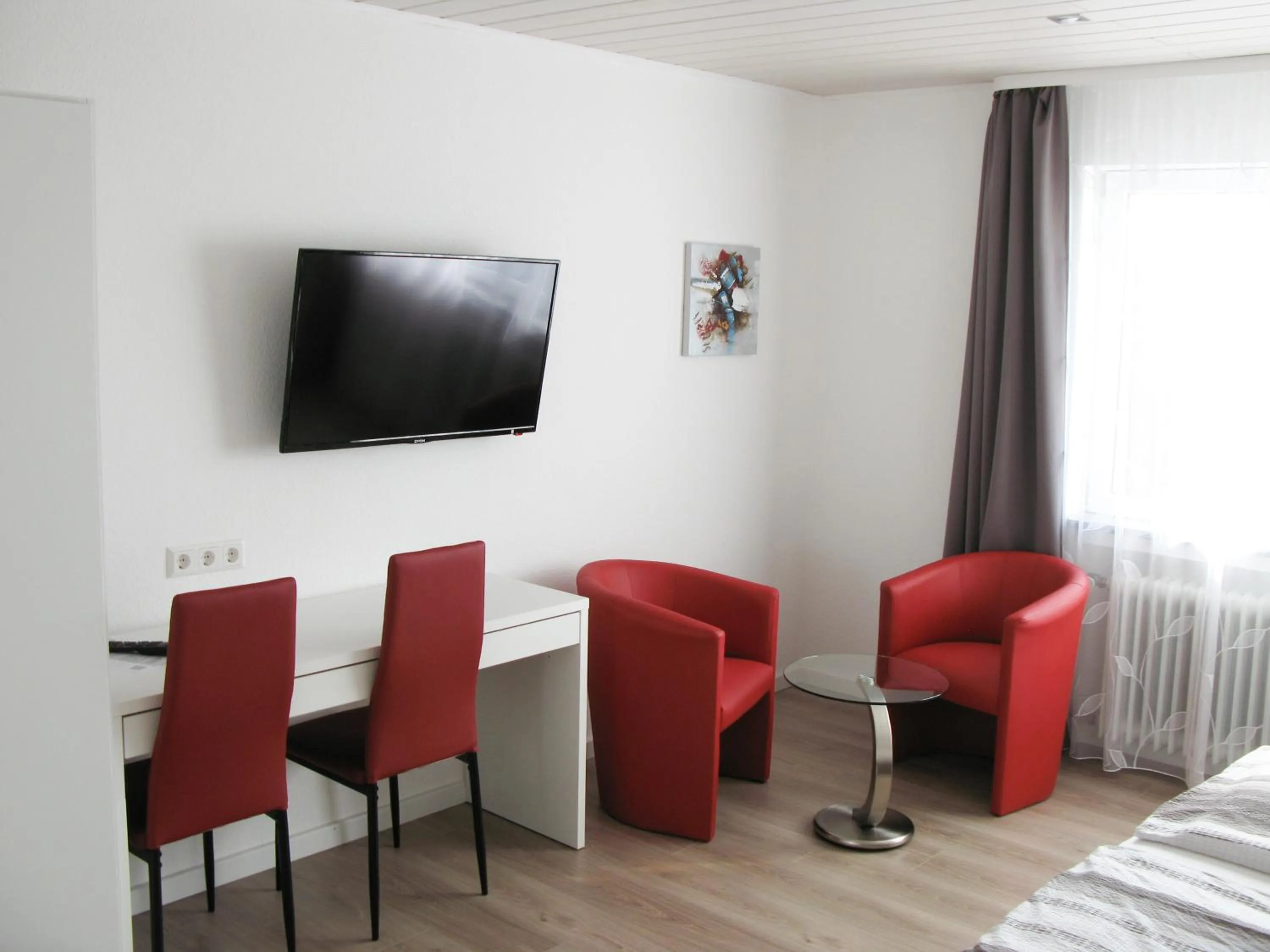 Seating area in Murgtal Motel