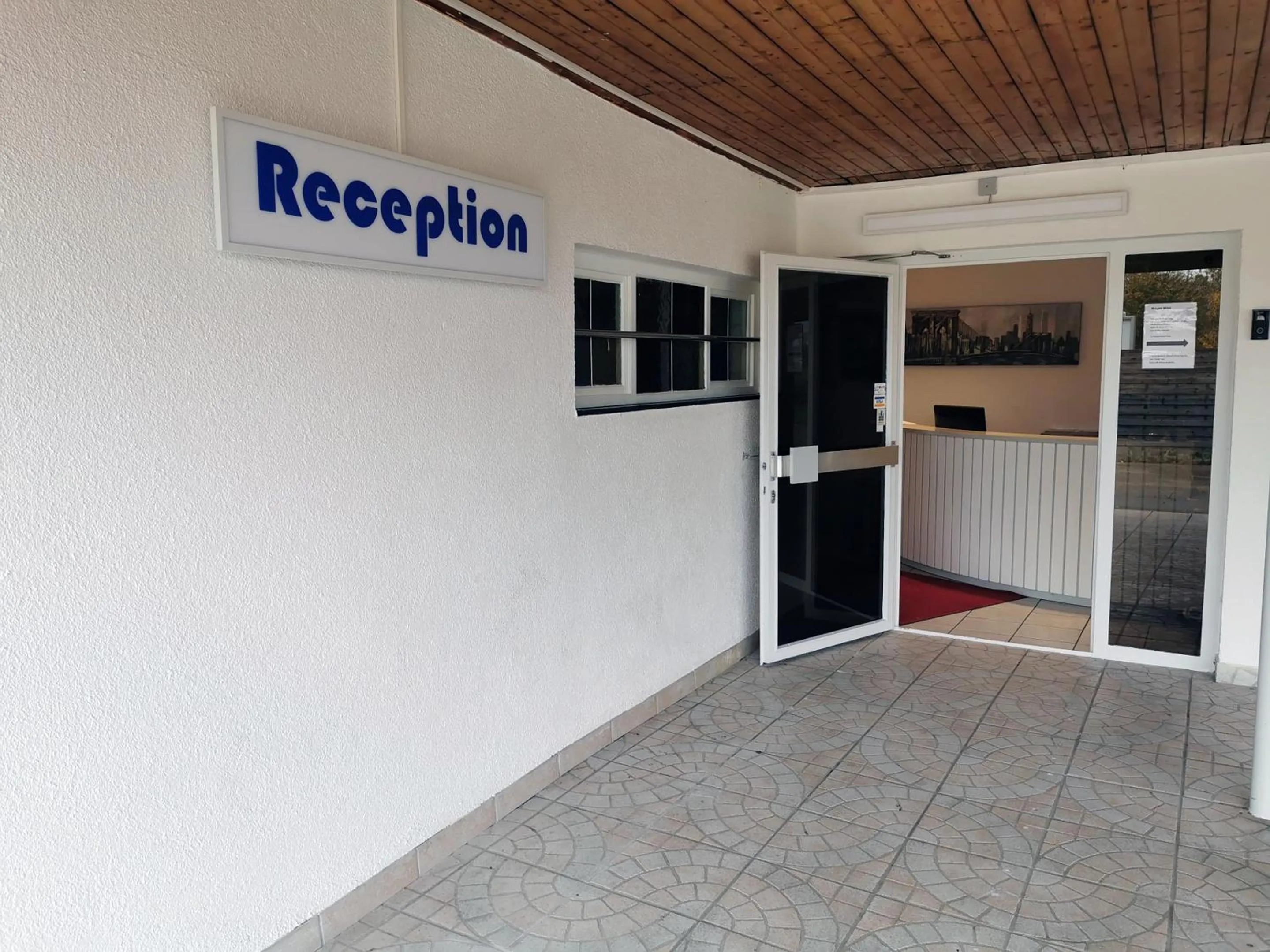 Lobby or reception in Murgtal Motel
