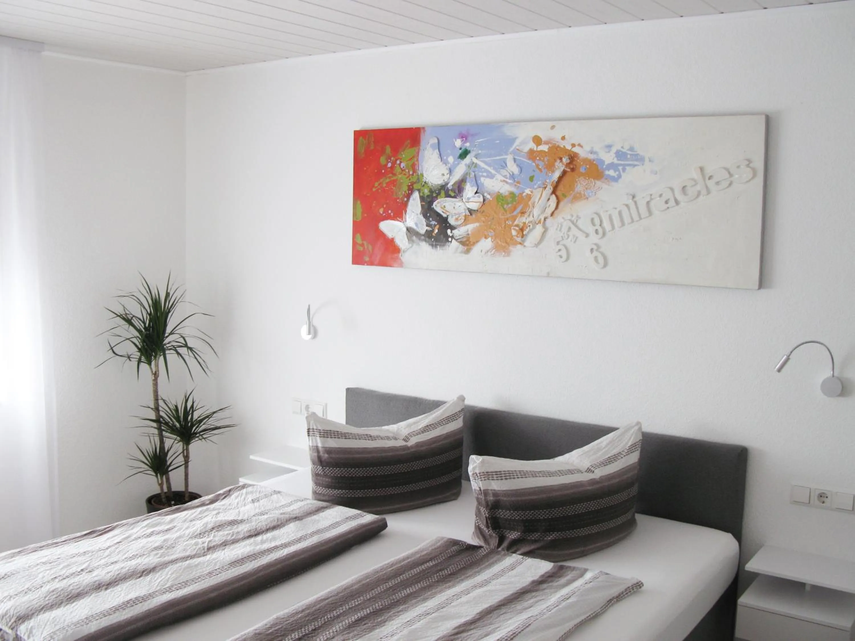 Bed in Murgtal Motel