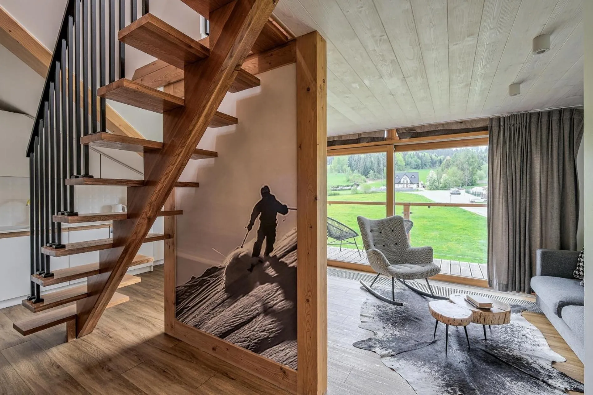 Living room in Białka Residence Ski - 50 m do Termy Bania Odkryj-Białke