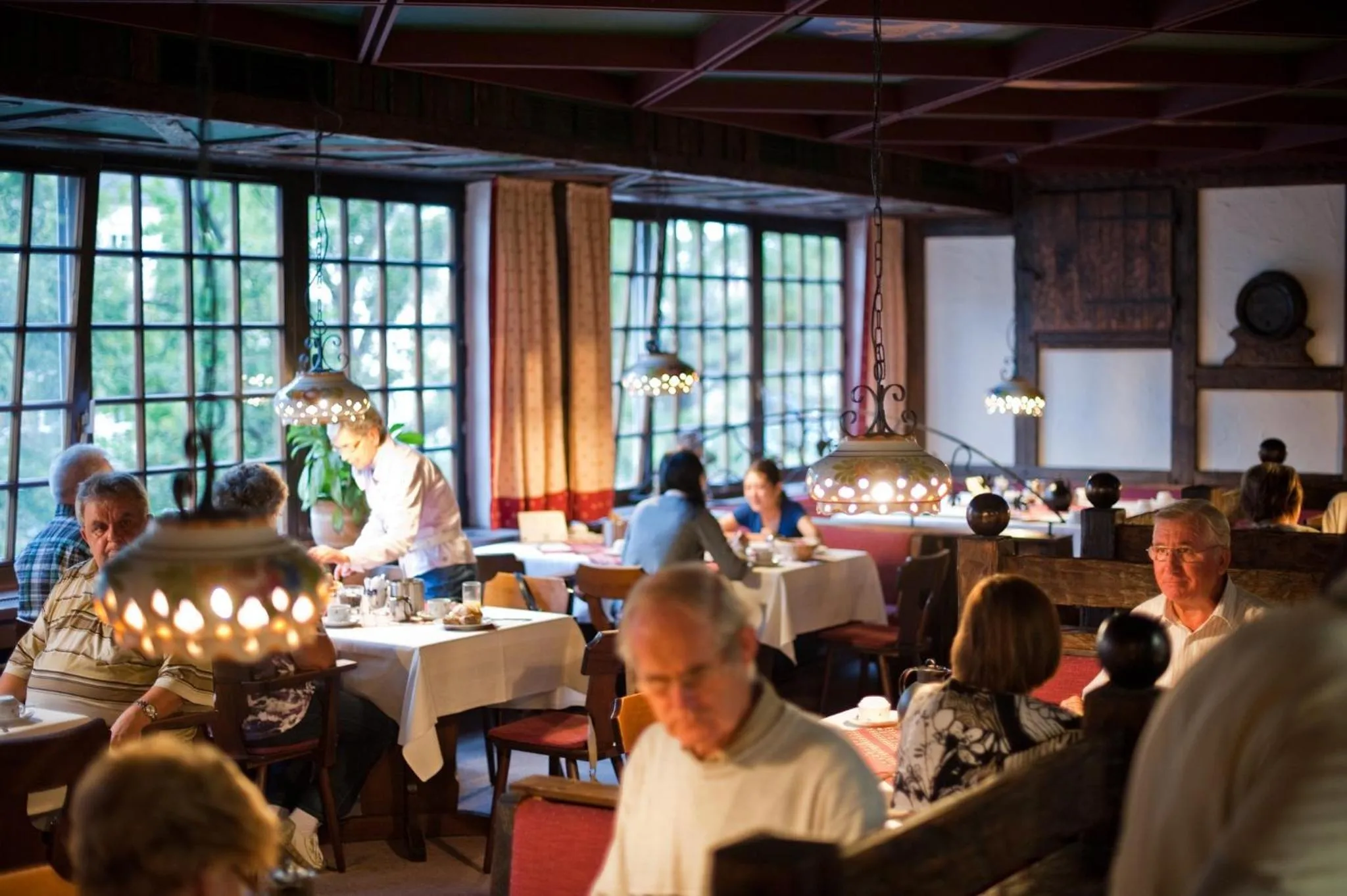 group of guests in Hotel Central