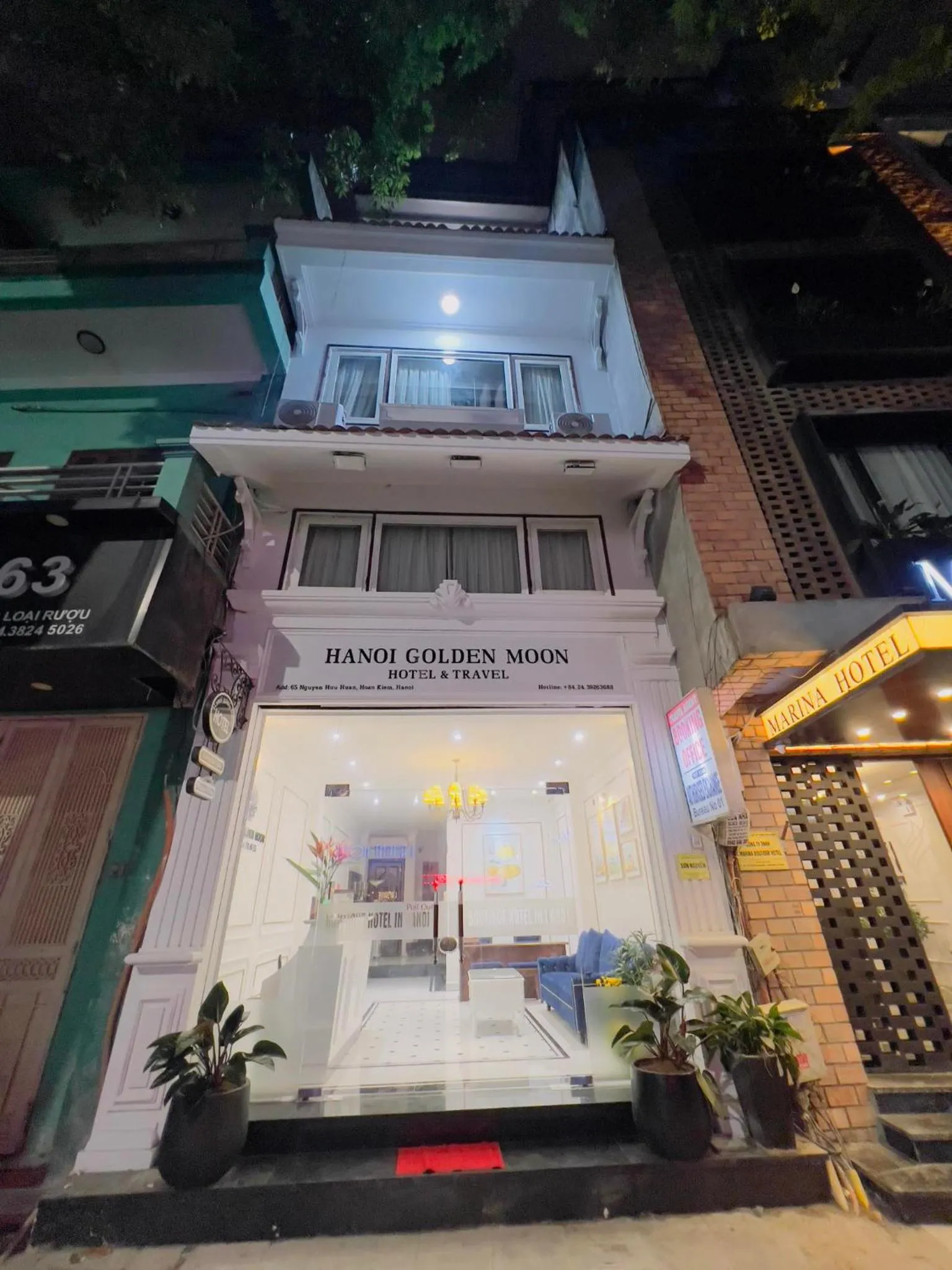 Property building in Hanoi Golden Moon Hotel & Travel