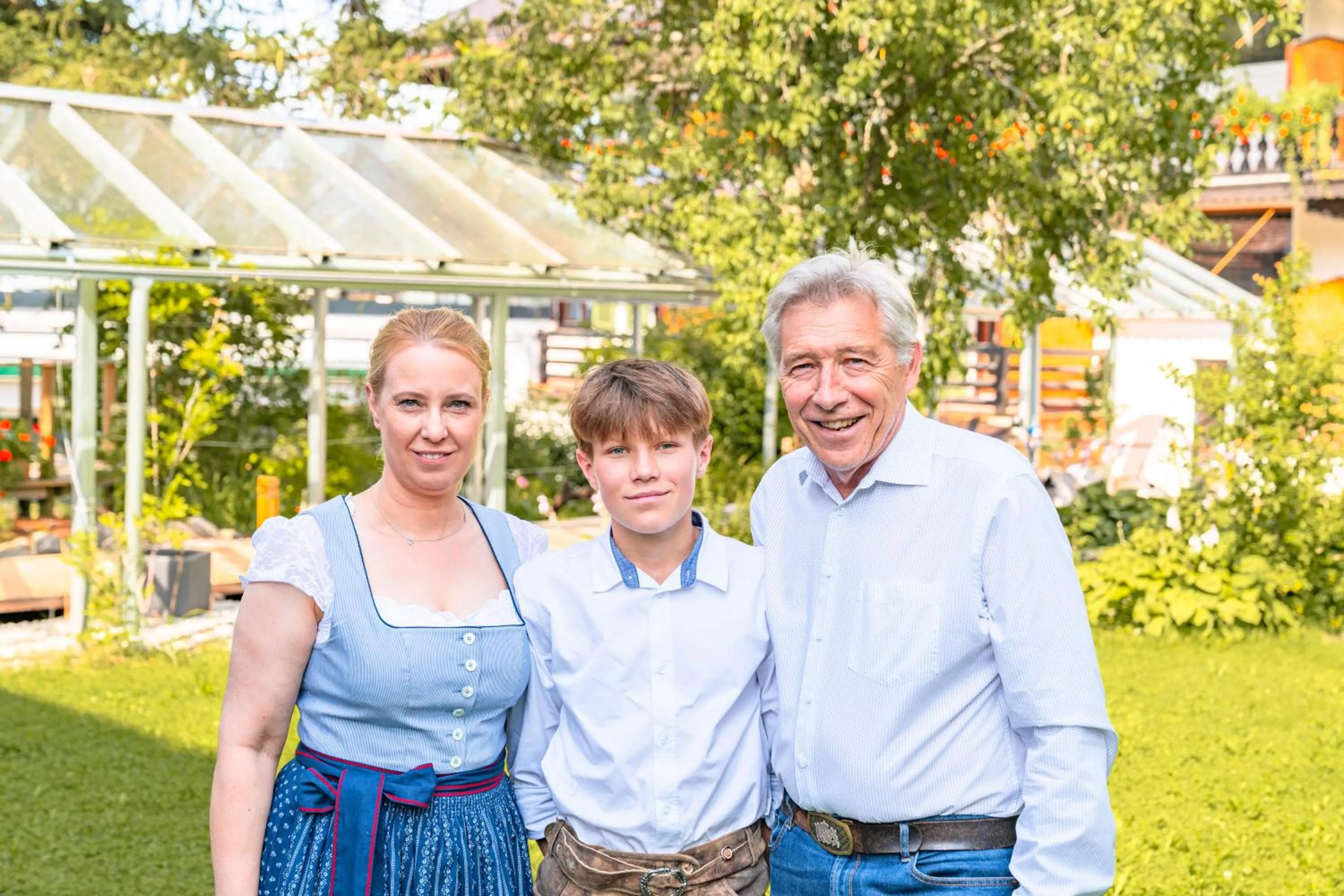Garden in Hotel Alpensonne