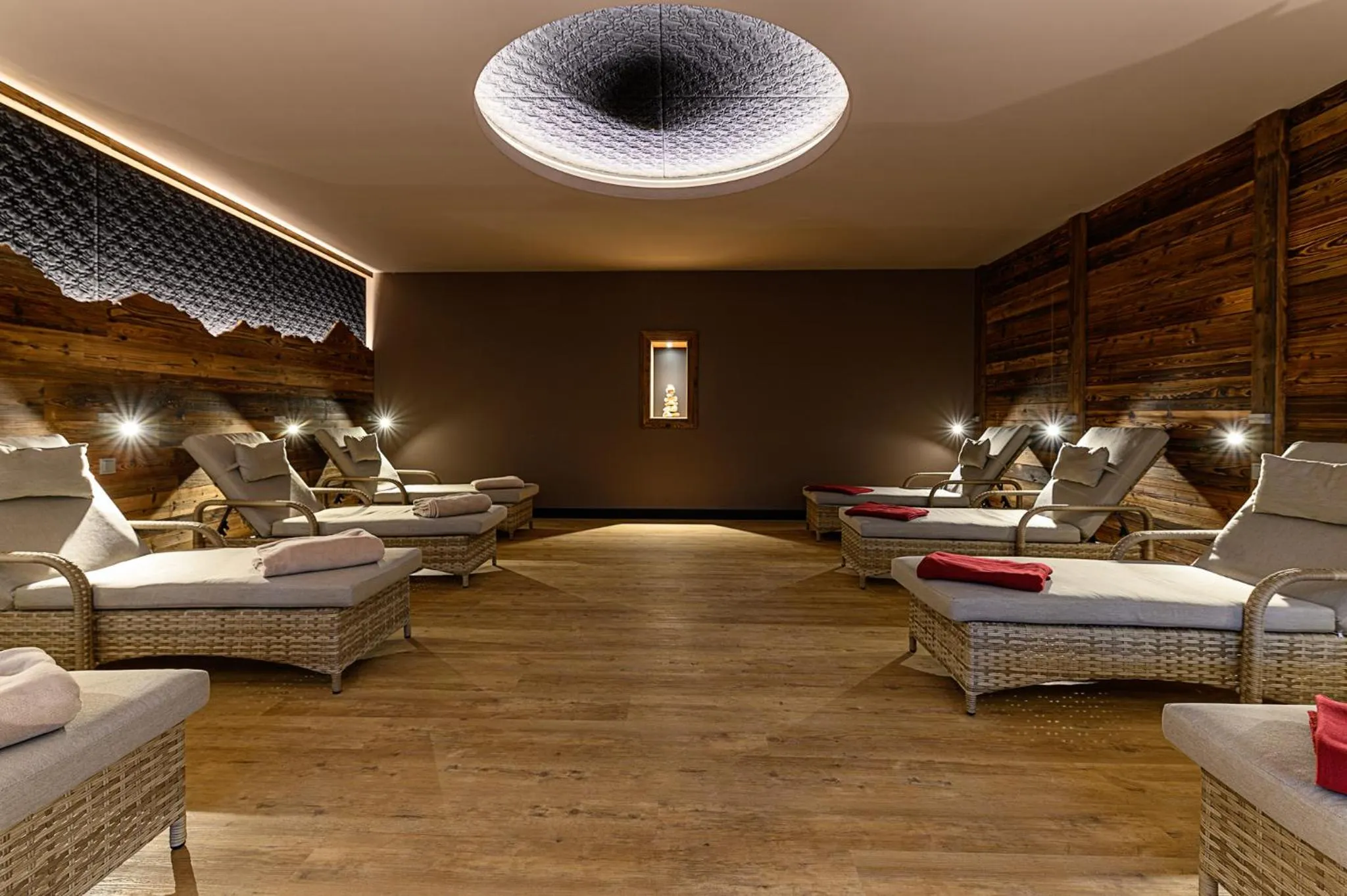 Spa and wellness centre/facilities in Hotel Alpensonne