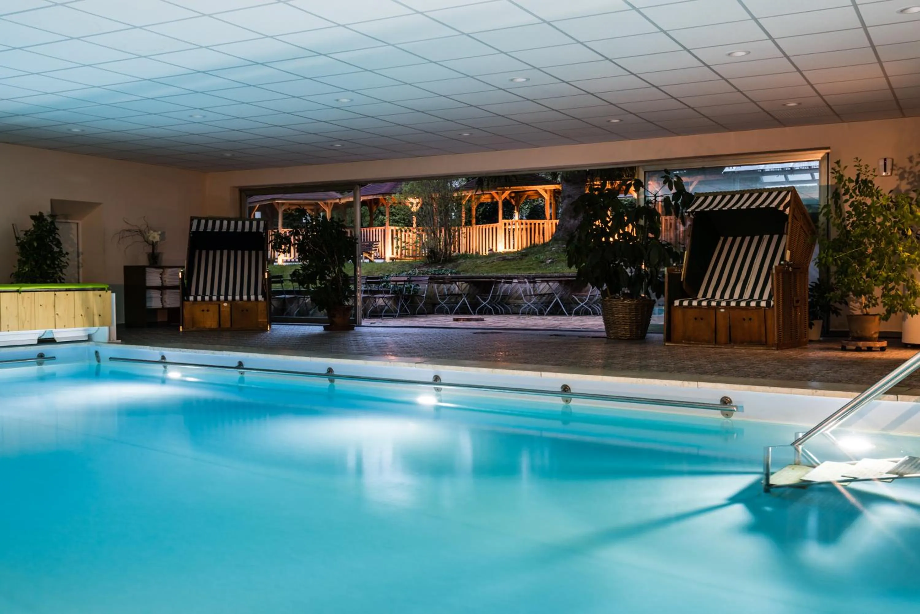 Swimming pool in Hotel Alpensonne