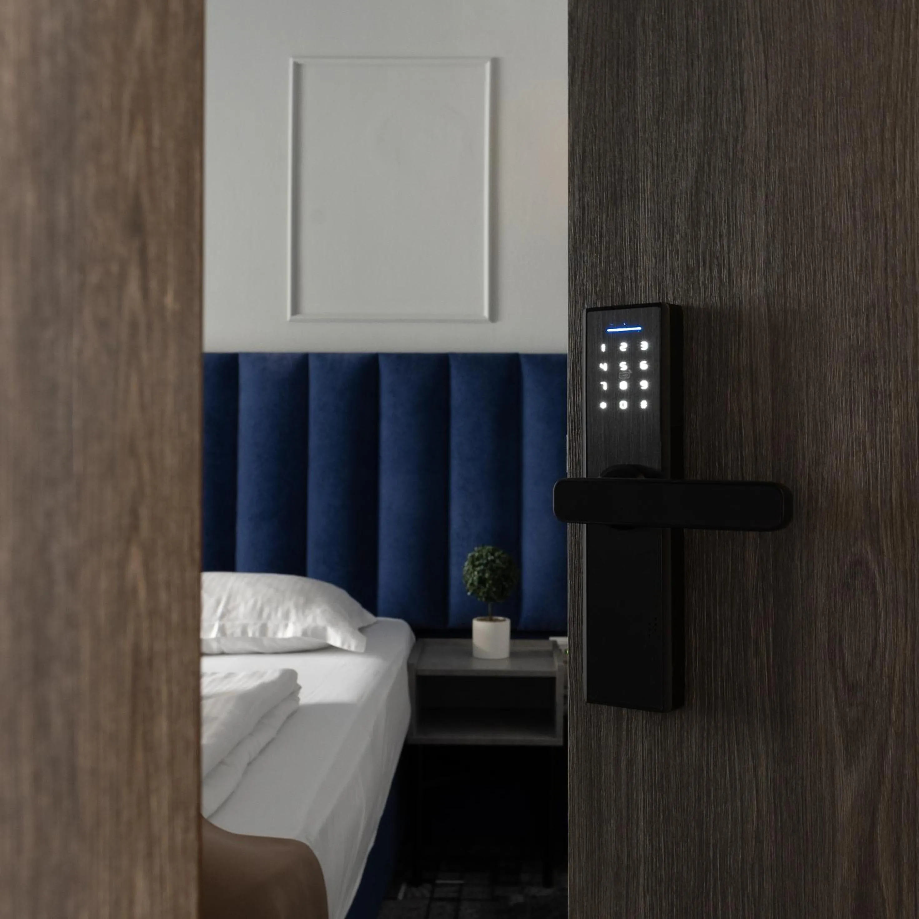 Bed in Hotel PASO