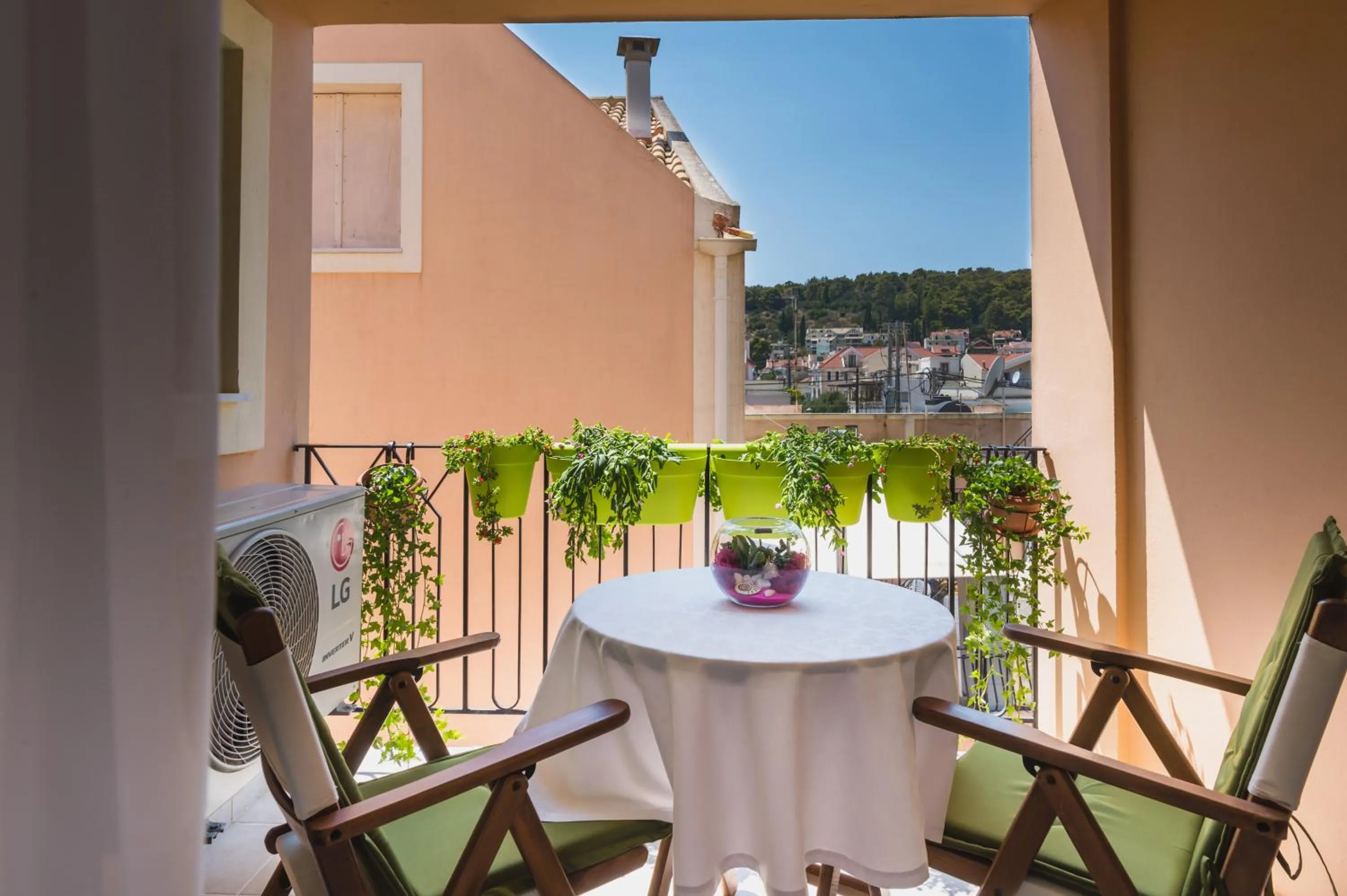 View (from property/room) in Rouchotas Apartments