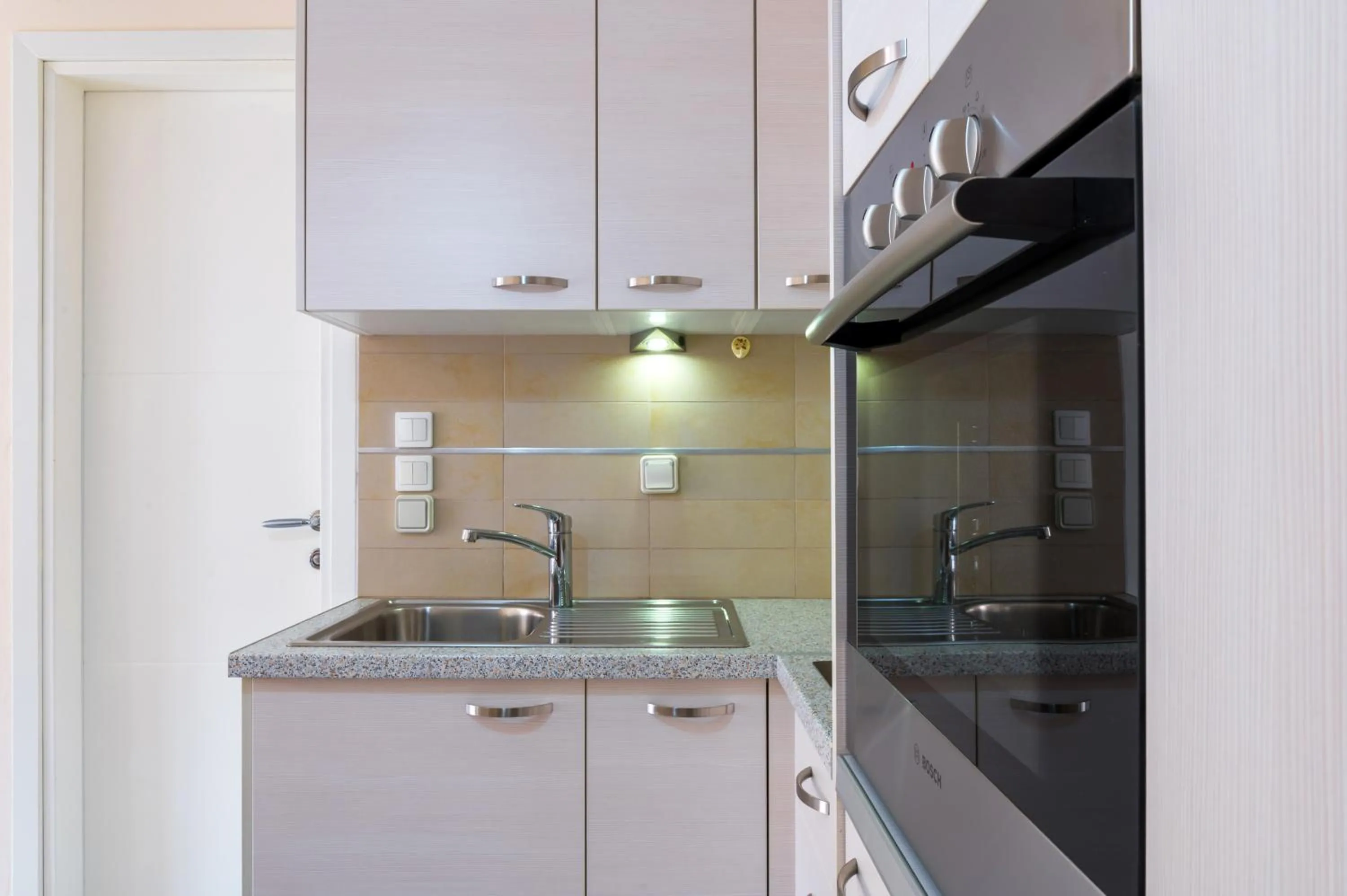 kitchen in Rouchotas Apartments