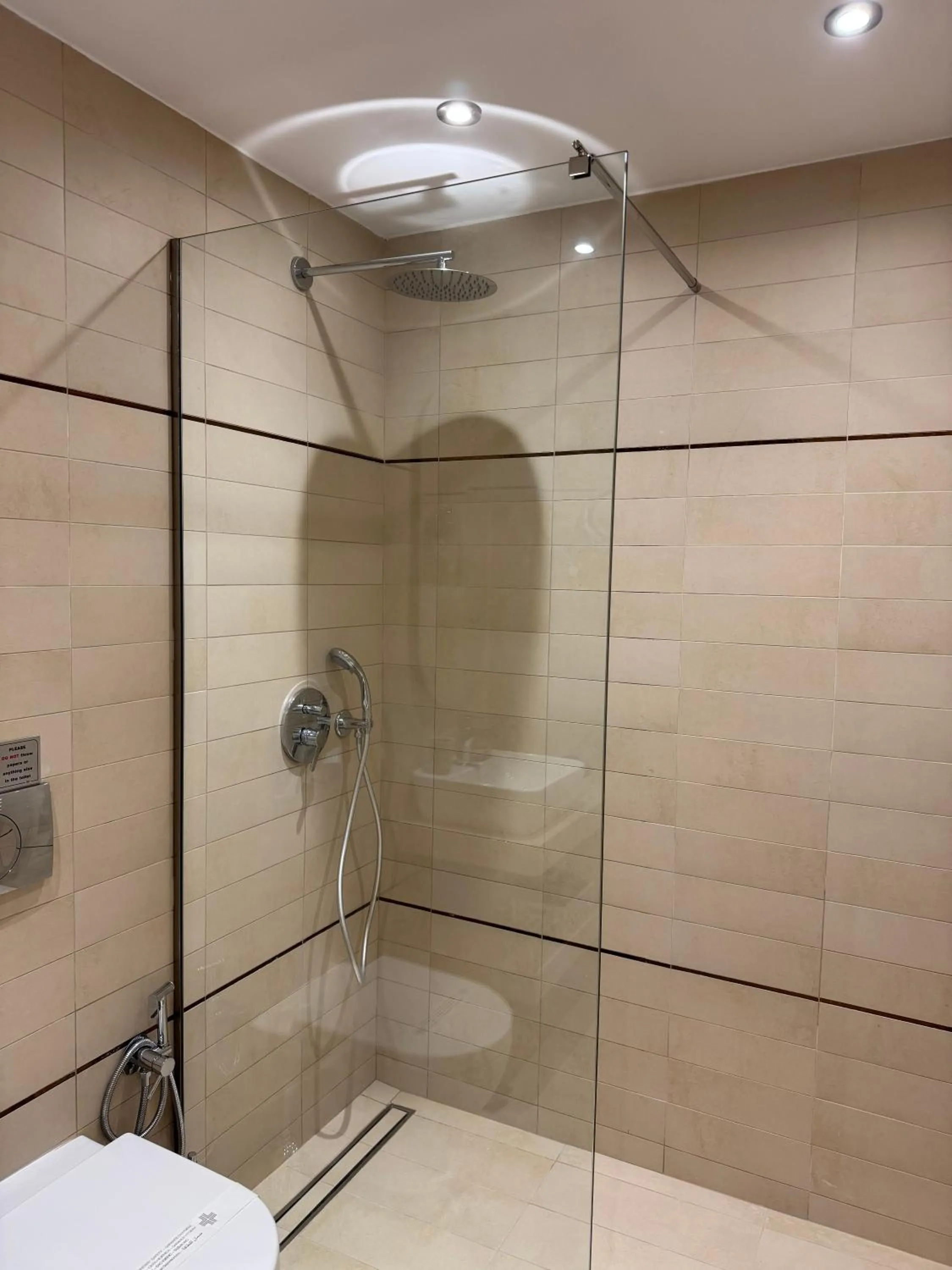 Shower in Rouchotas Apartments