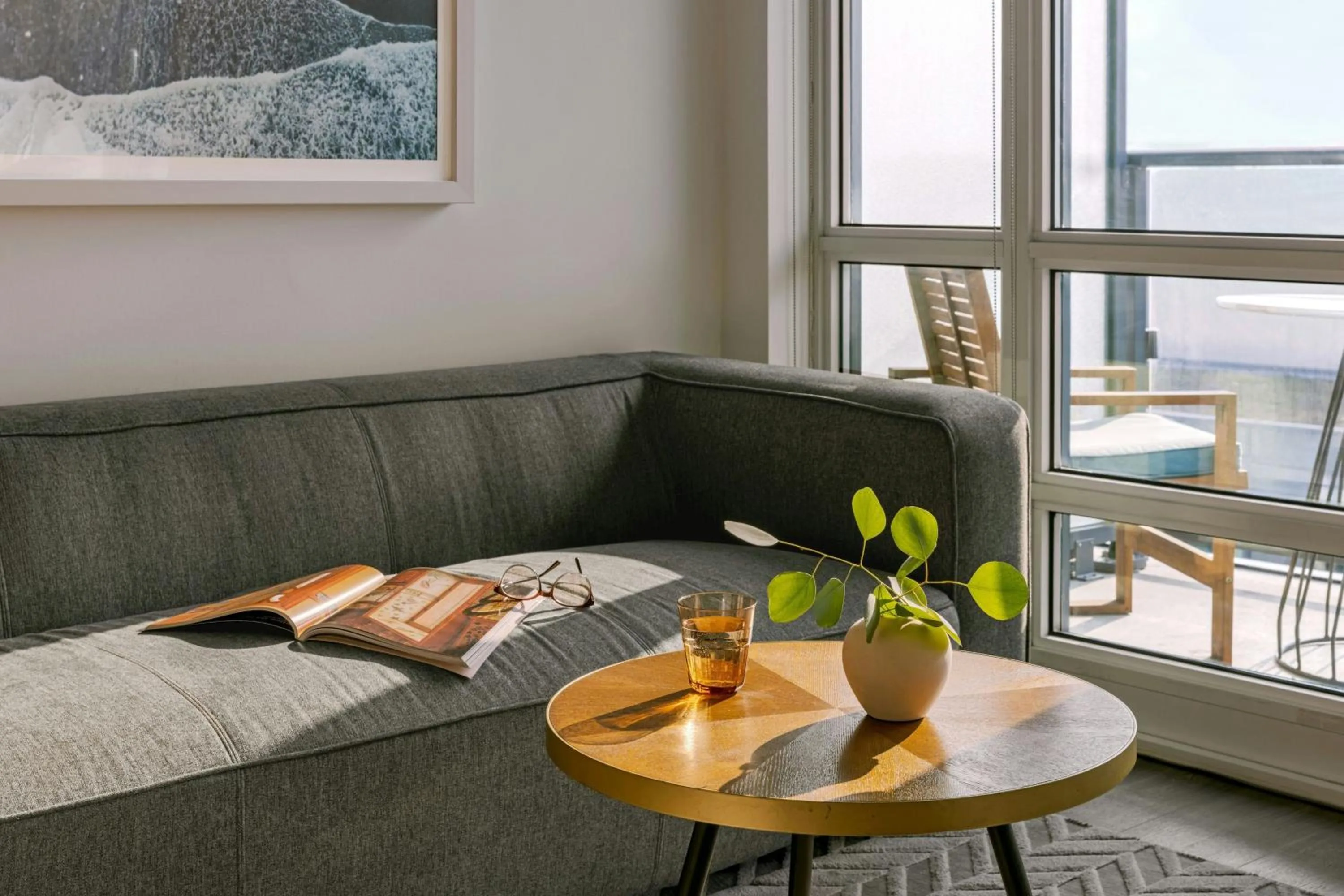 Living room in Sonder by Marriott Bonvoy The Liberty Apartments Liberty Village