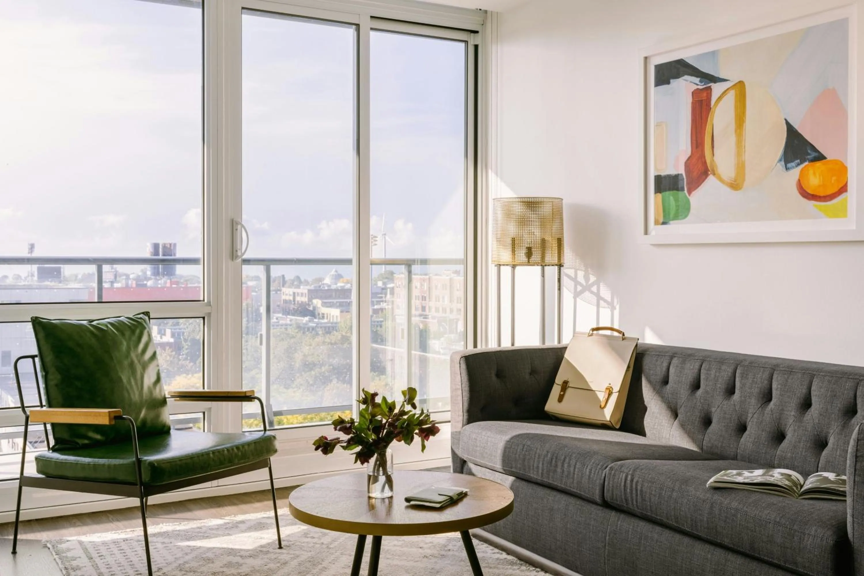 Living room in Sonder by Marriott Bonvoy The Liberty Apartments Liberty Village