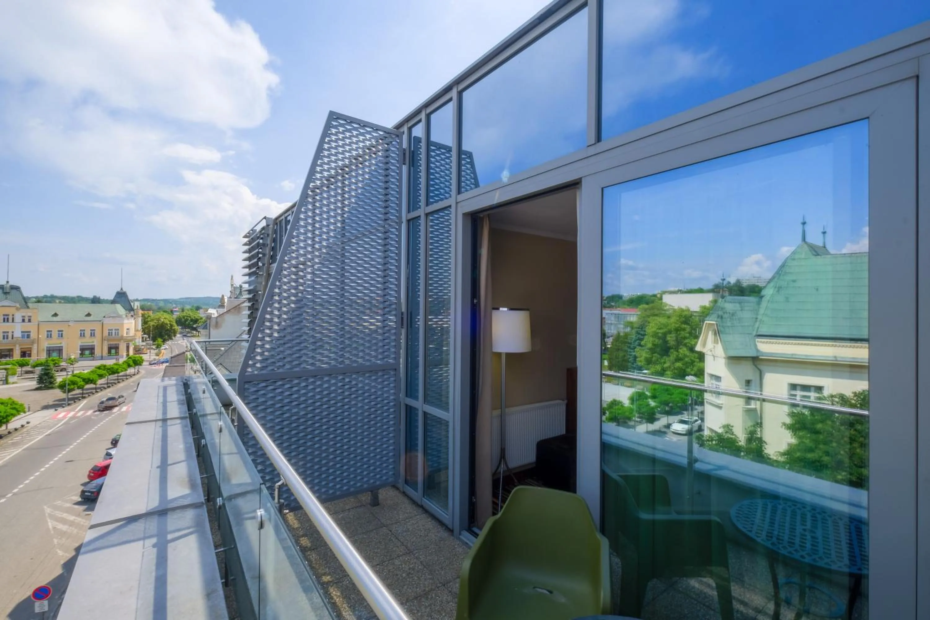 Balcony/Terrace in Business Hotel Astrum Laus