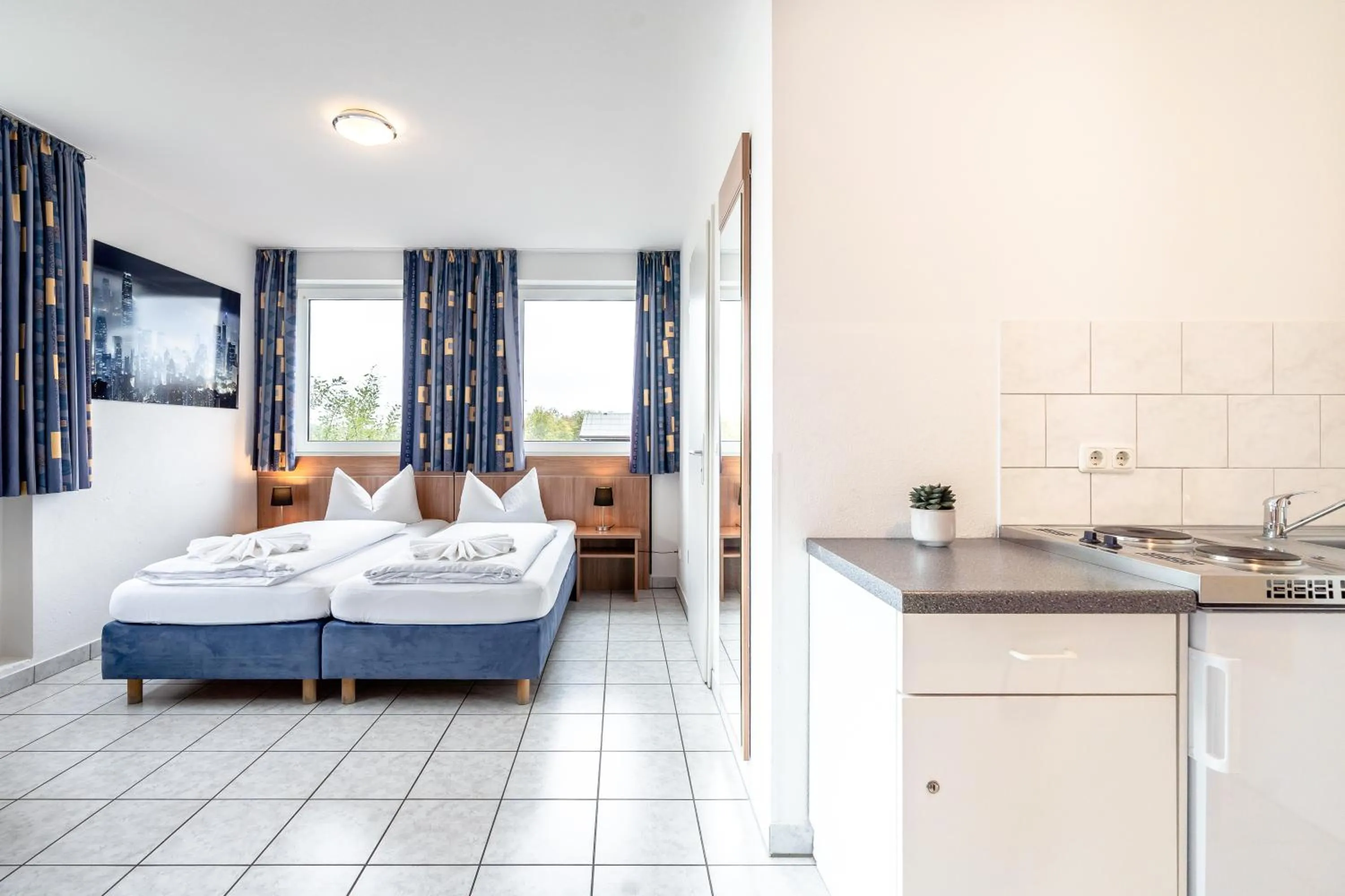 Photo of the whole room, Bed in Hotel Fresh INN