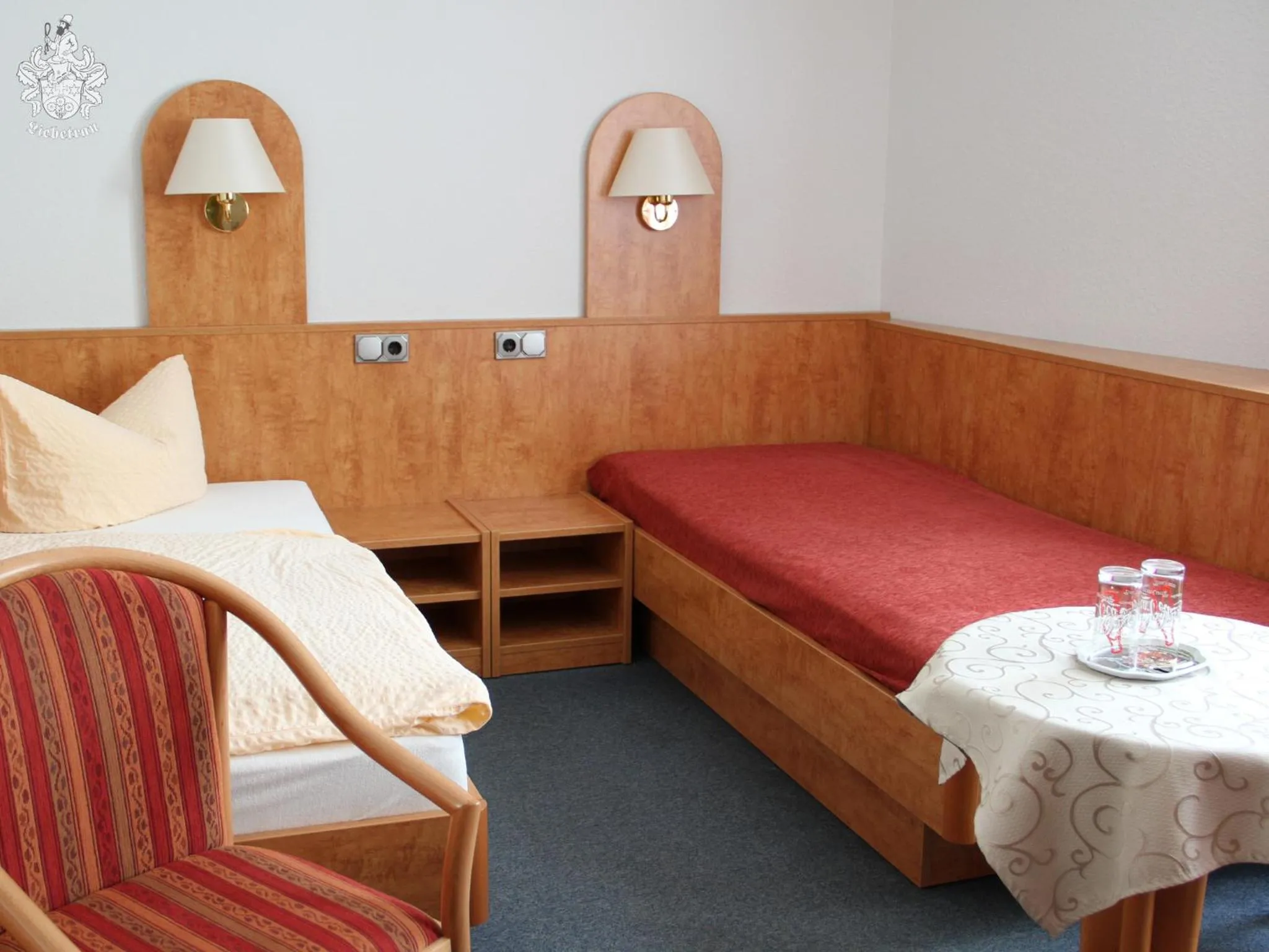 Photo of the whole room, Bed in Hotel Garni zu Melchendorf