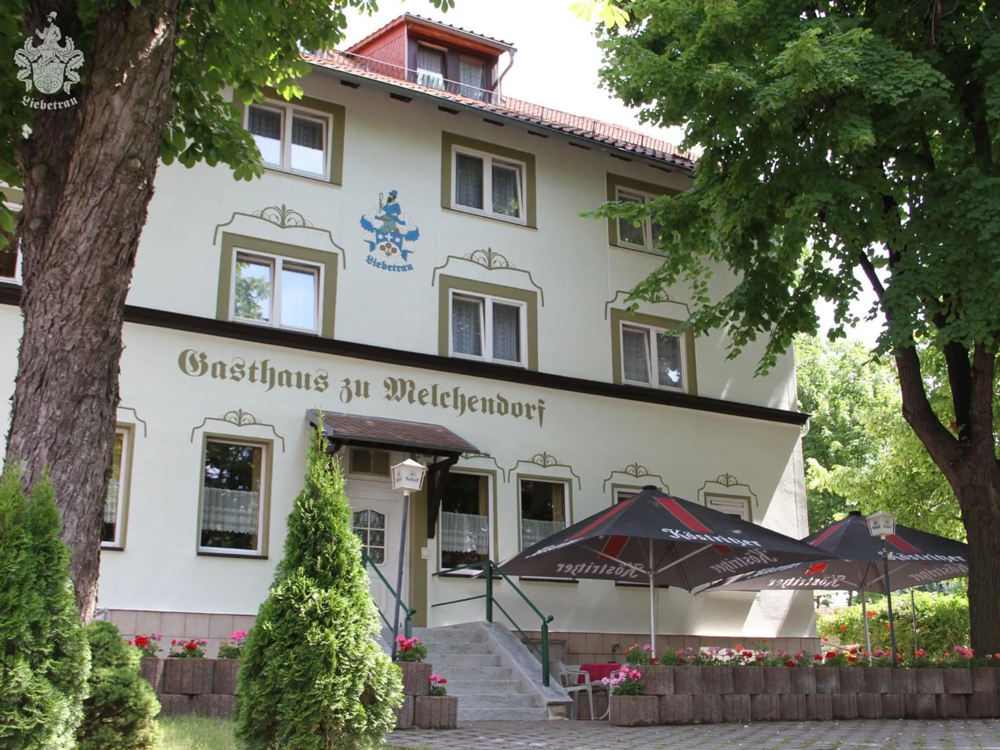Property building in Hotel Garni zu Melchendorf