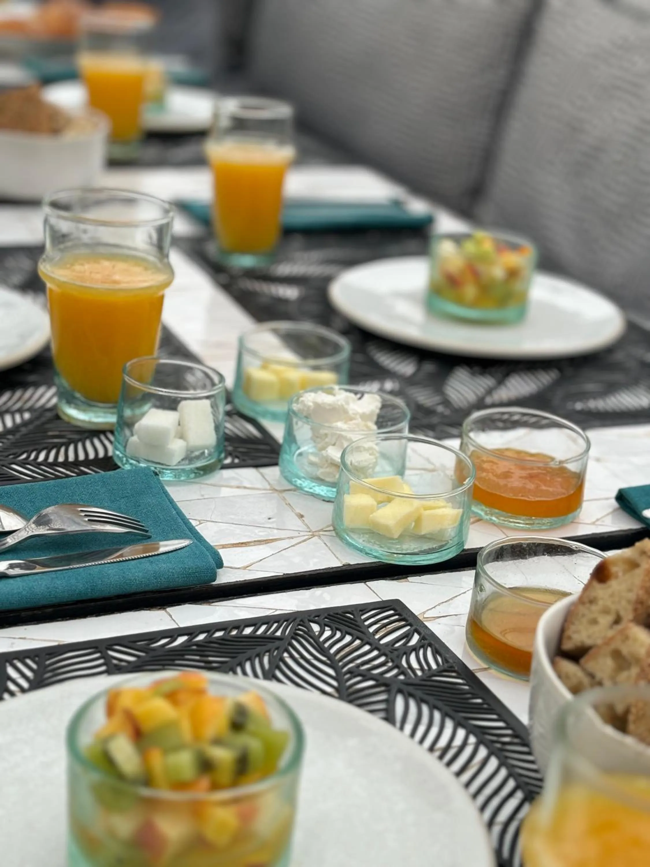 Breakfast in Le Pavillon de la Kasbah & SPA Marrakech