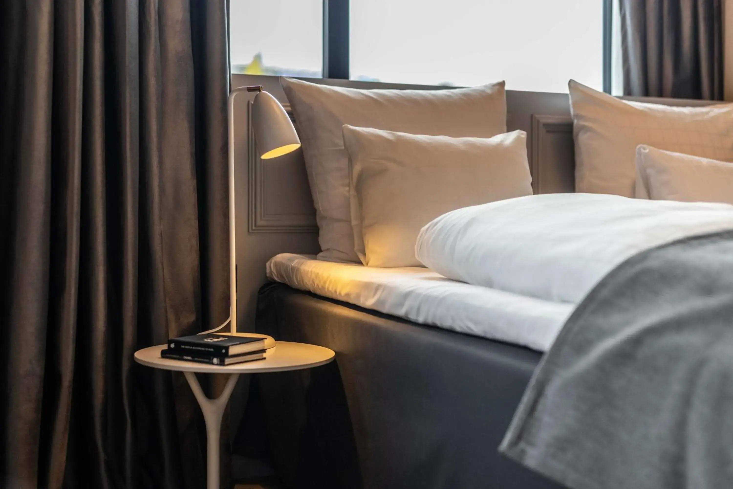 Decorative detail, Bed in Scandic Norreport Decorative detail, Bed in Scandic Norreport