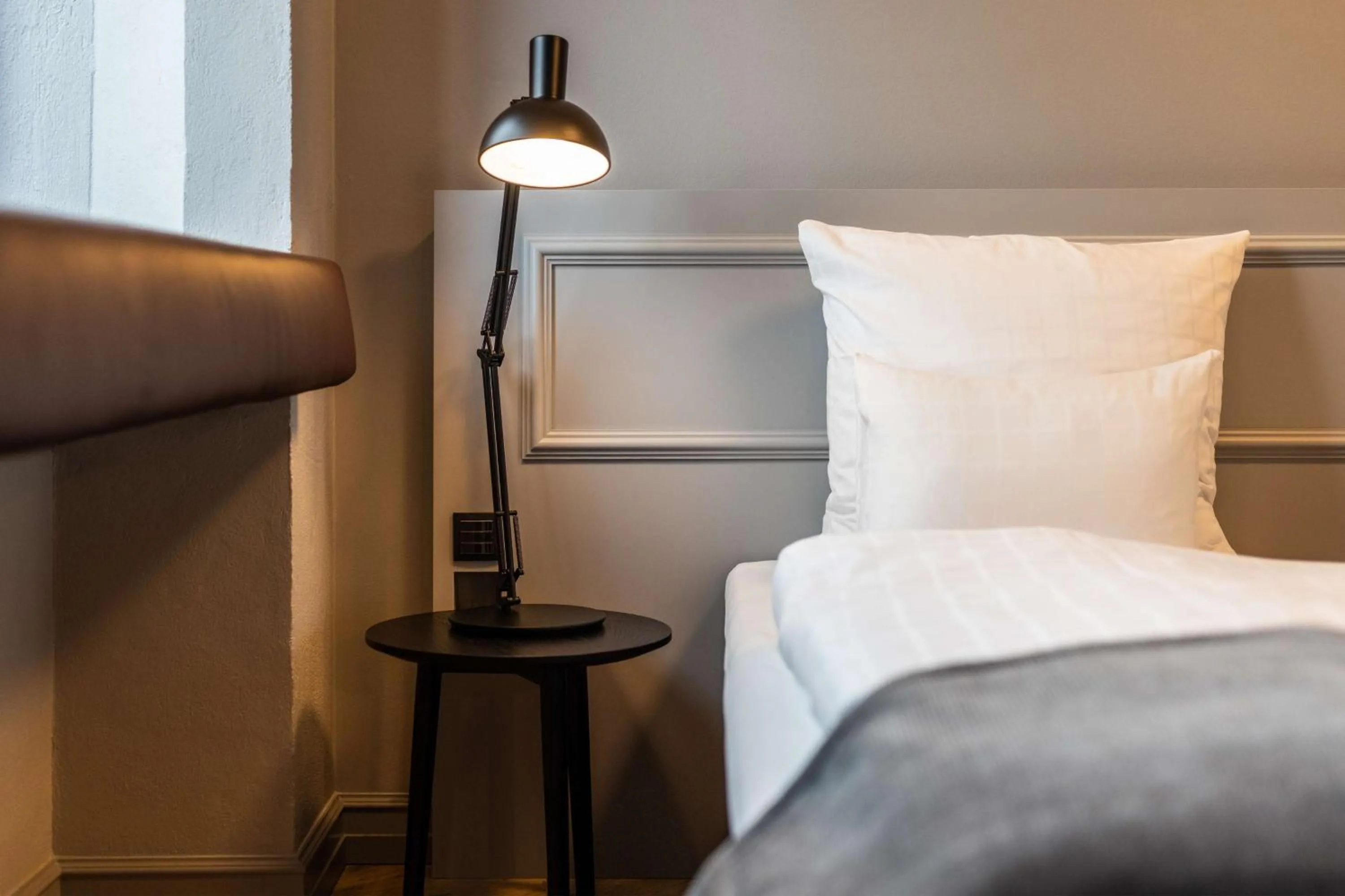 Decorative detail, Bed in Scandic Norreport