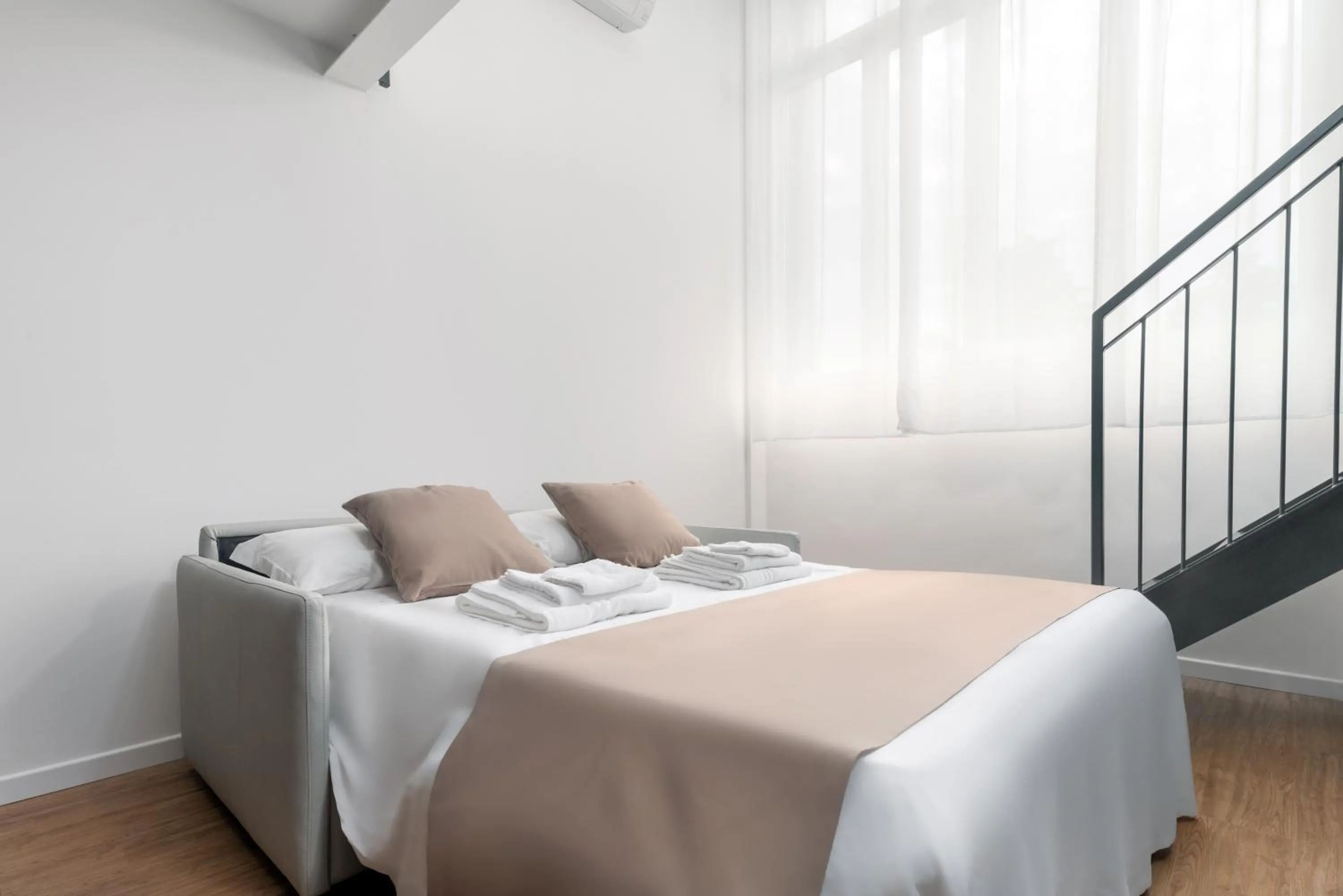 Bed in Casa da Suite Mirabello