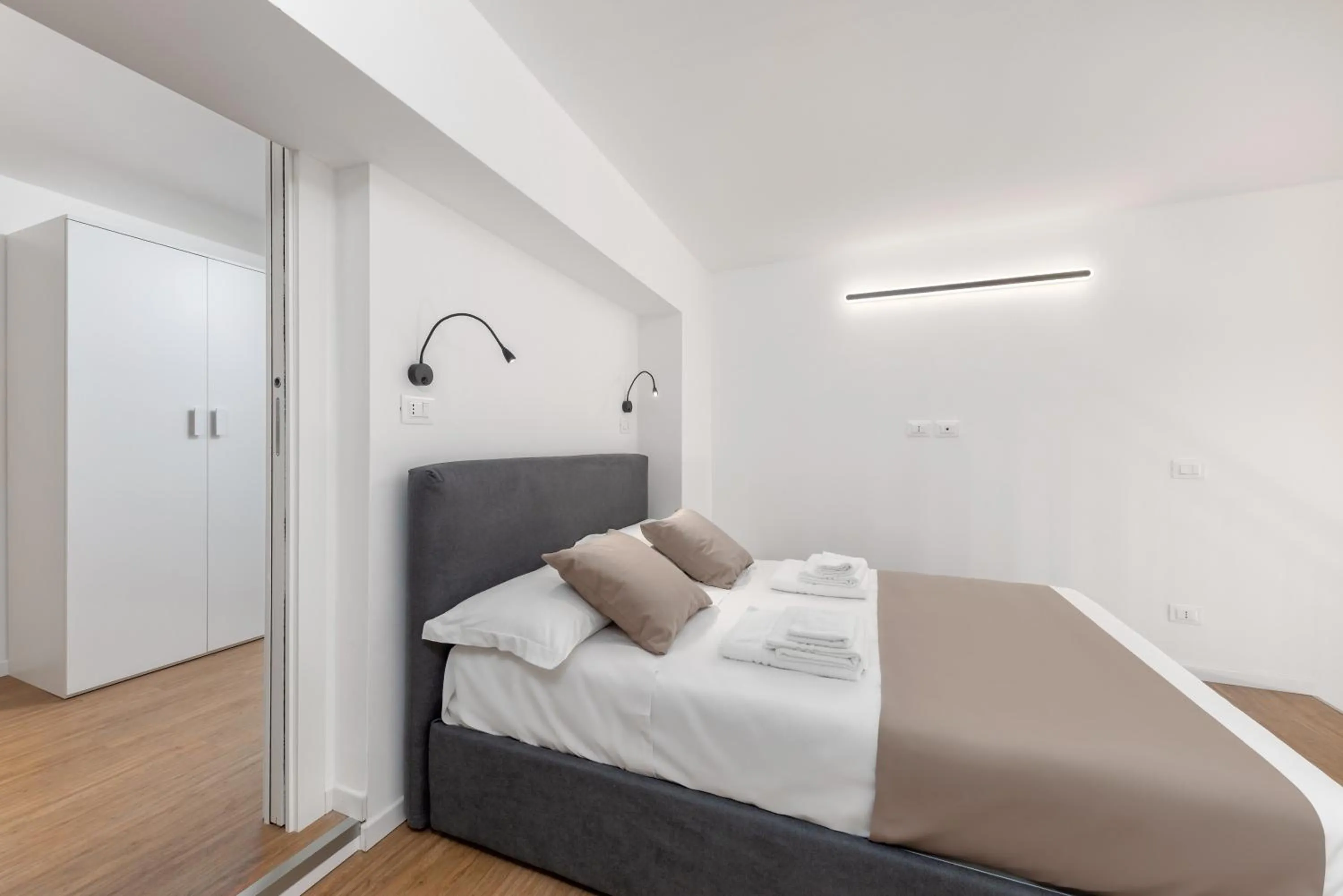 Bed in Casa da Suite Mirabello