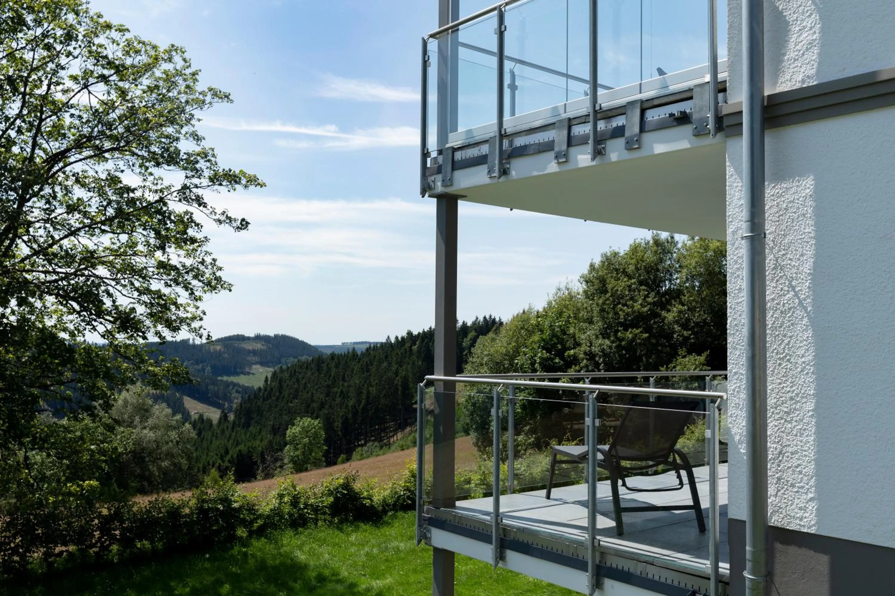 Property building in Astenblick Apartments Winterberg with sauna