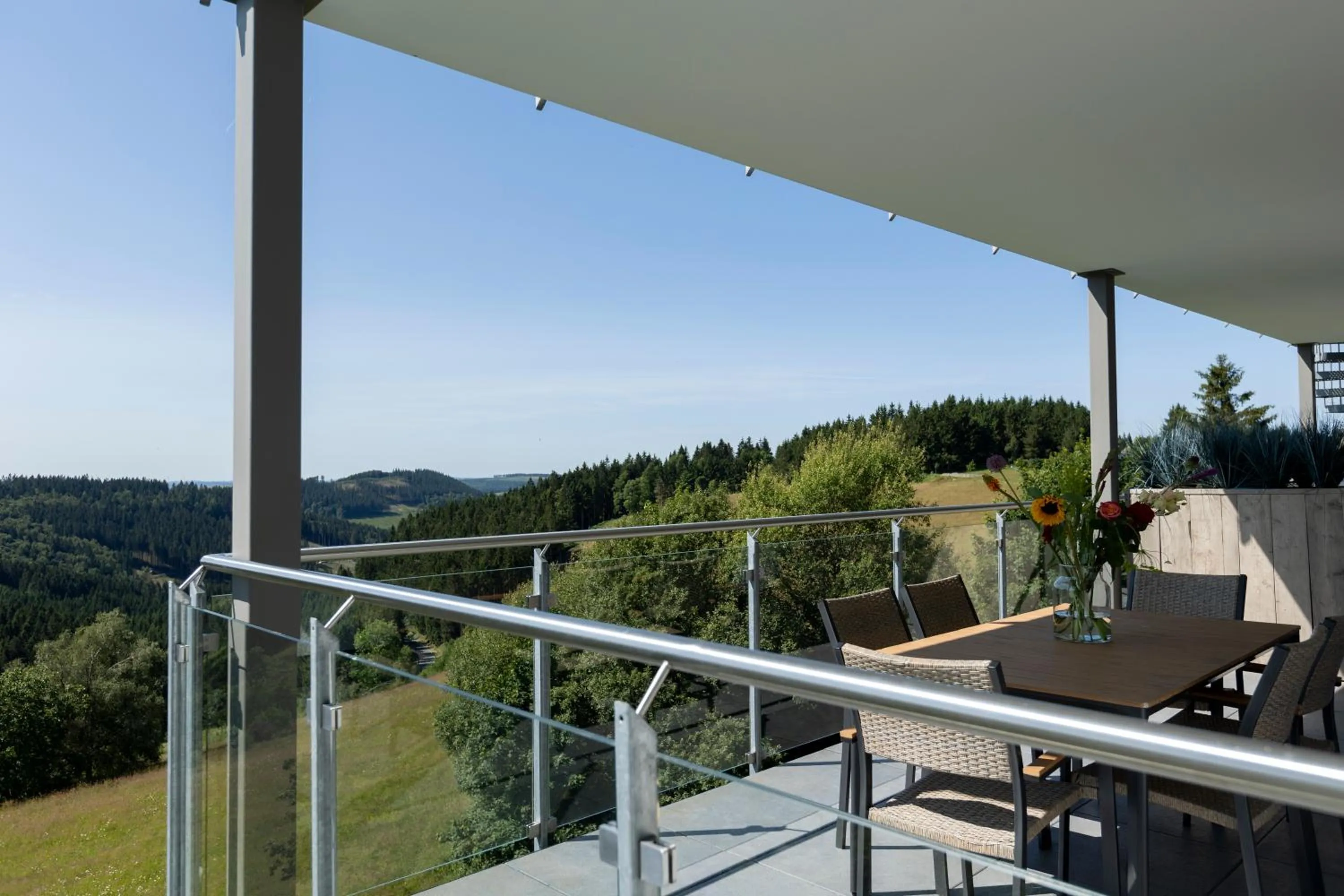 View (from property/room) in Astenblick Apartments Winterberg with sauna