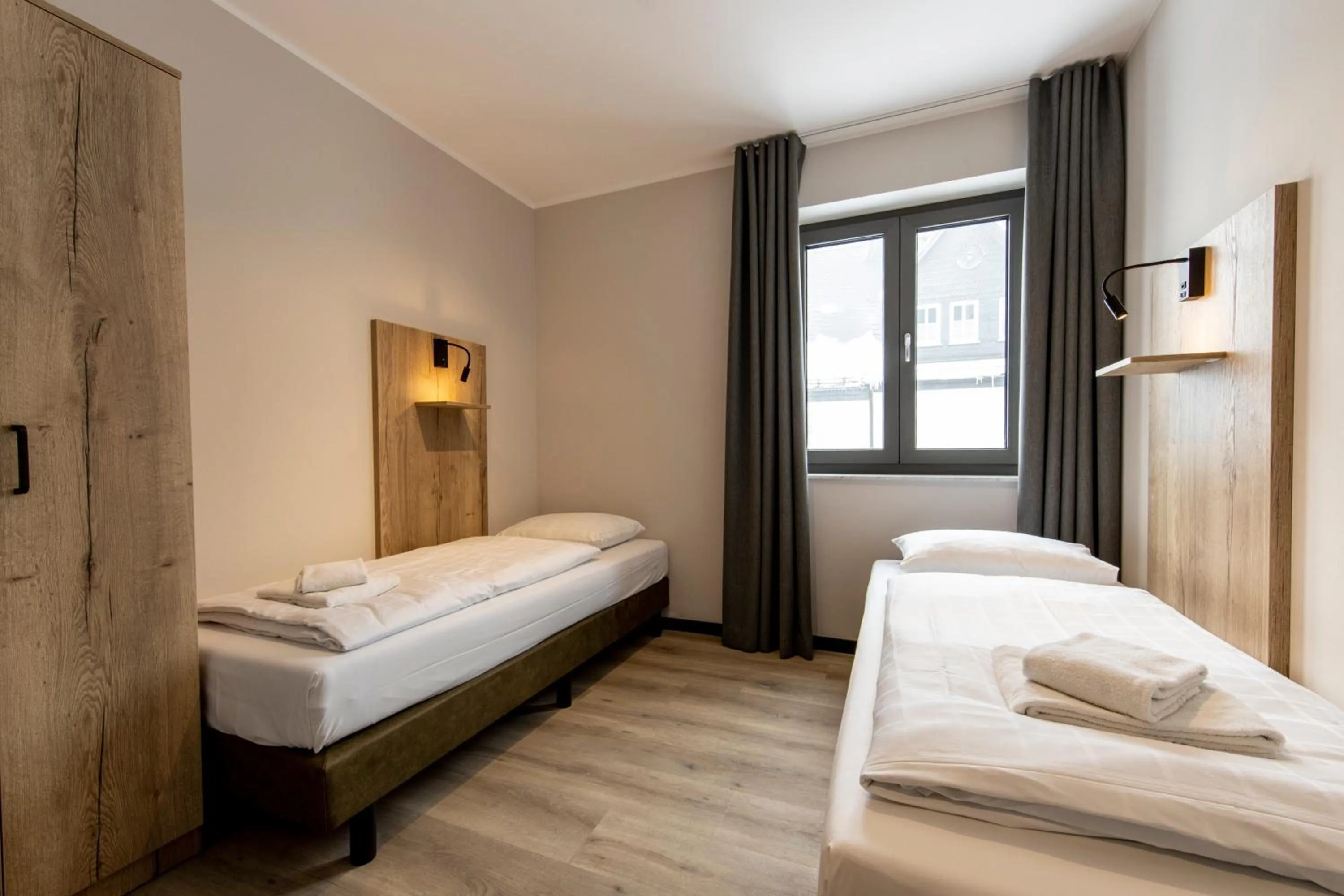 Bedroom, Bed in Astenblick Apartments Winterberg with sauna