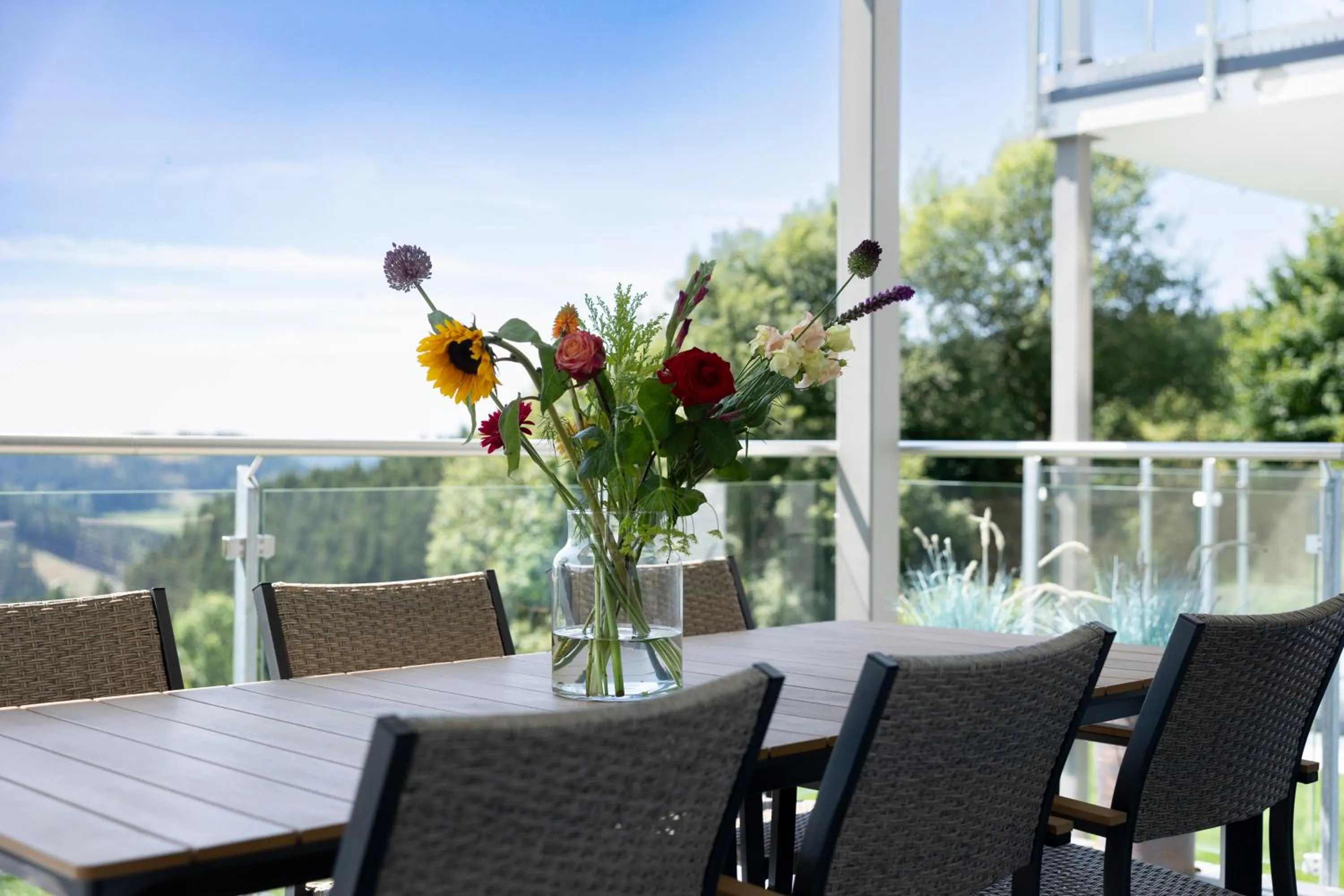 View (from property/room) in Astenblick Apartments Winterberg with sauna