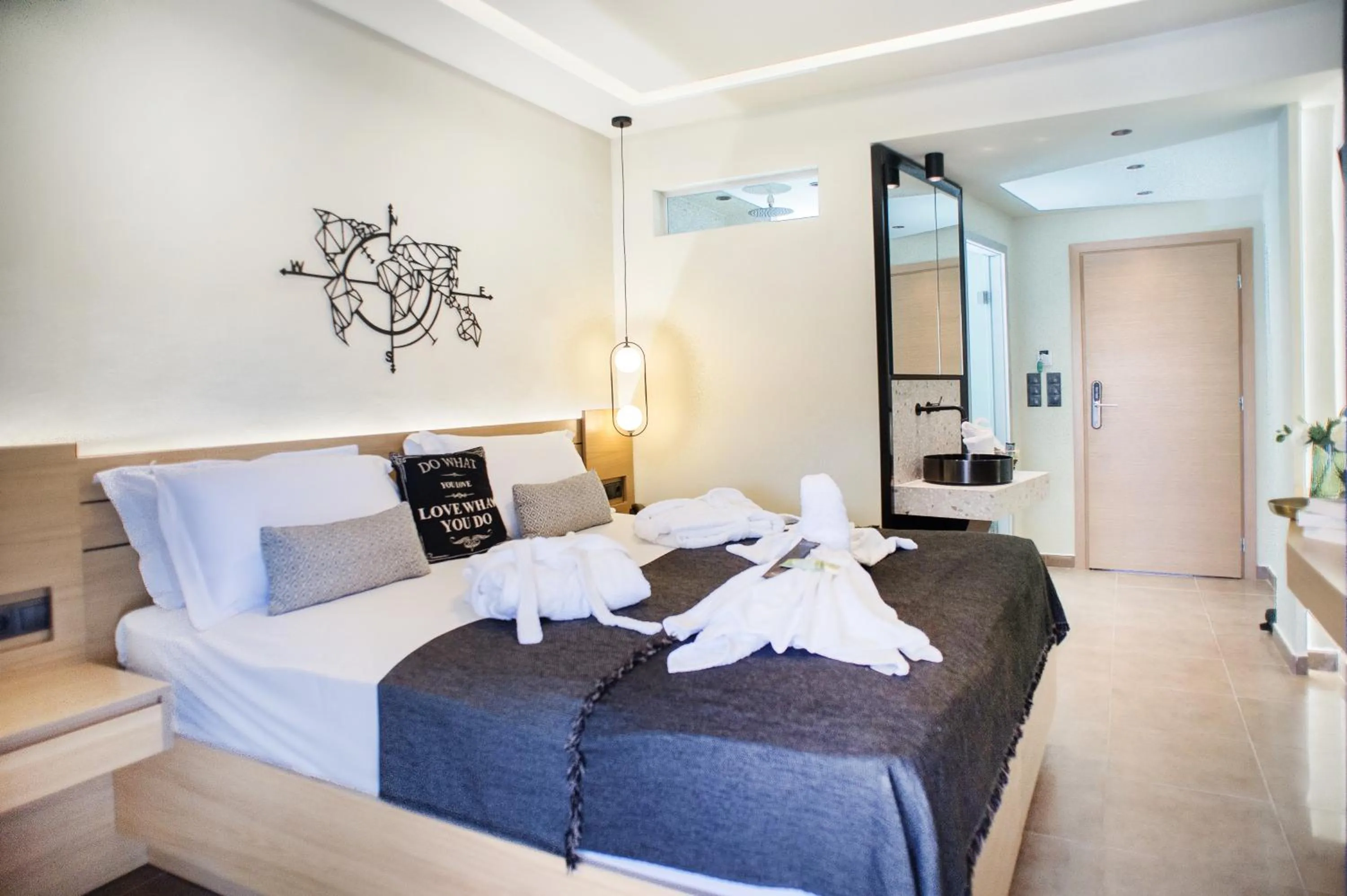 Bed in Hotel Pithari