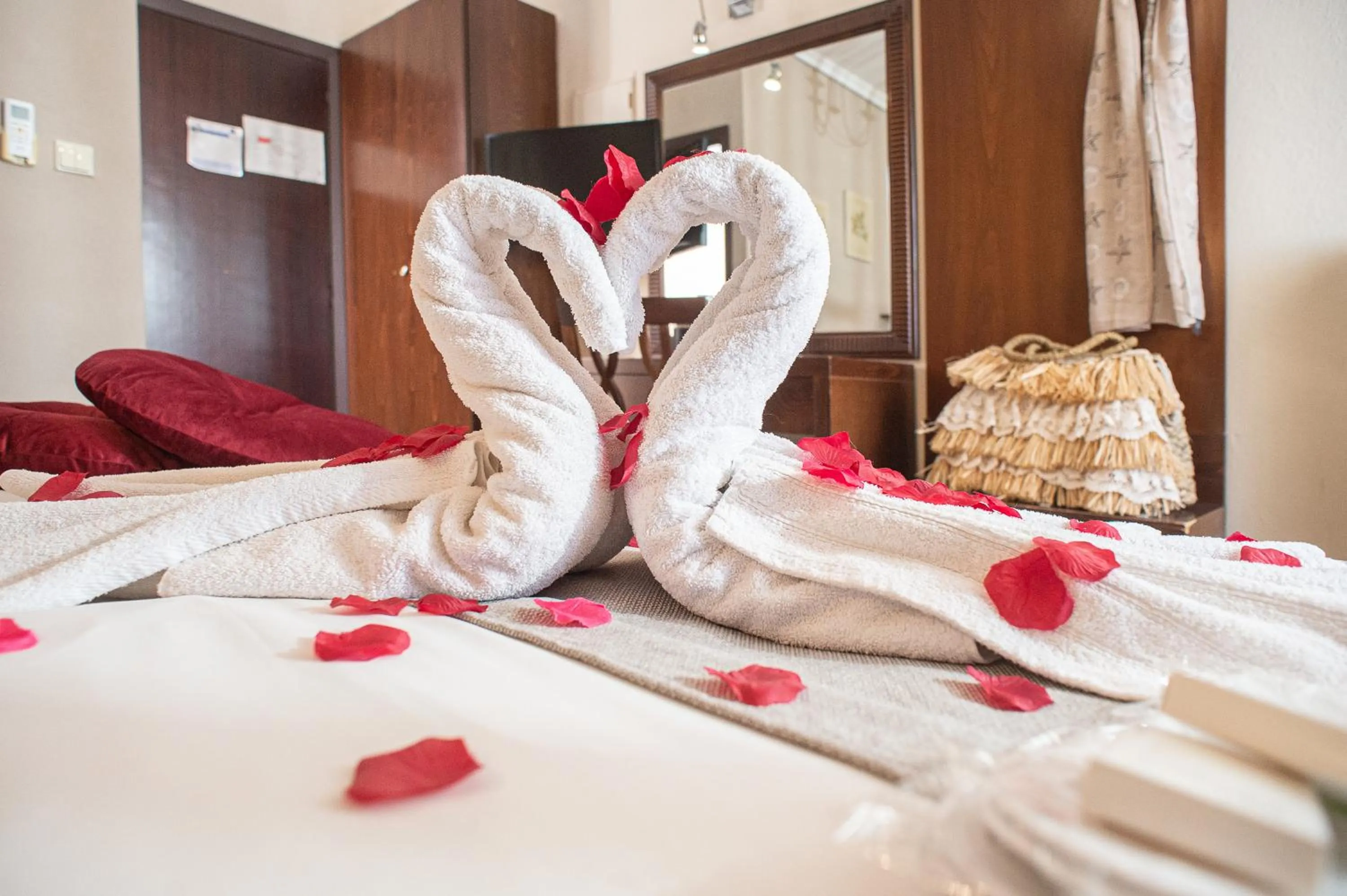 Bed in Hotel Pithari