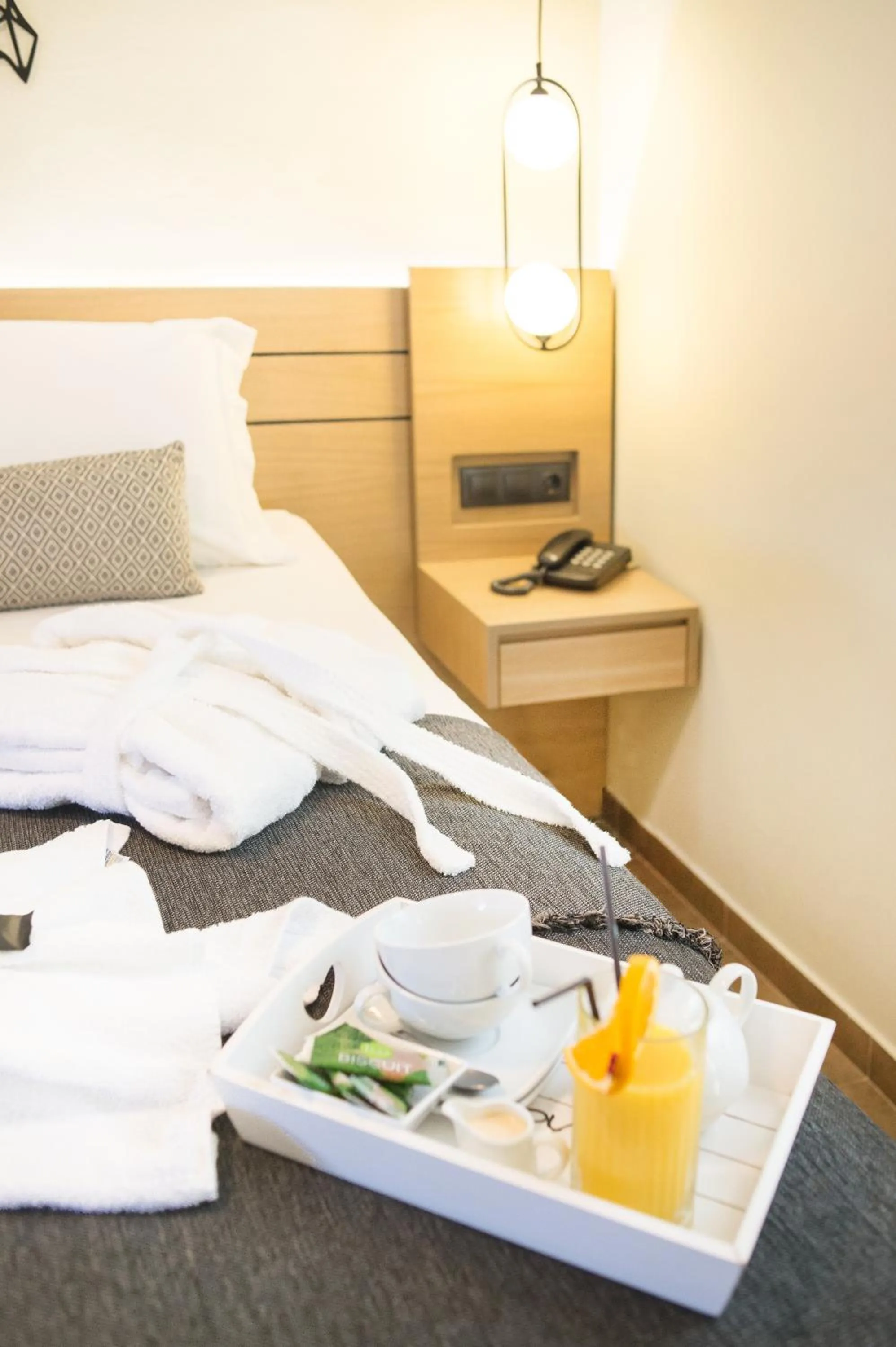 Bed in Hotel Pithari