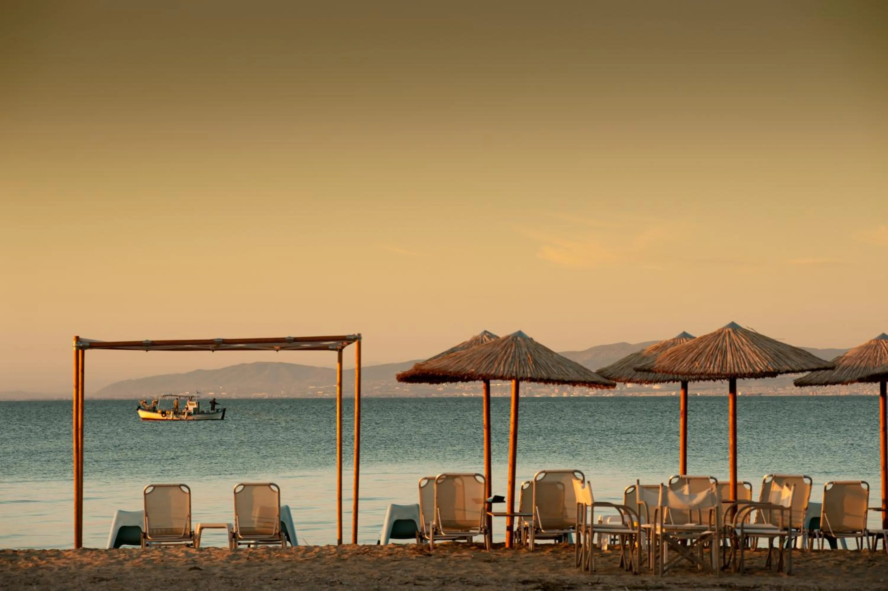 Beach in Hotel Pithari