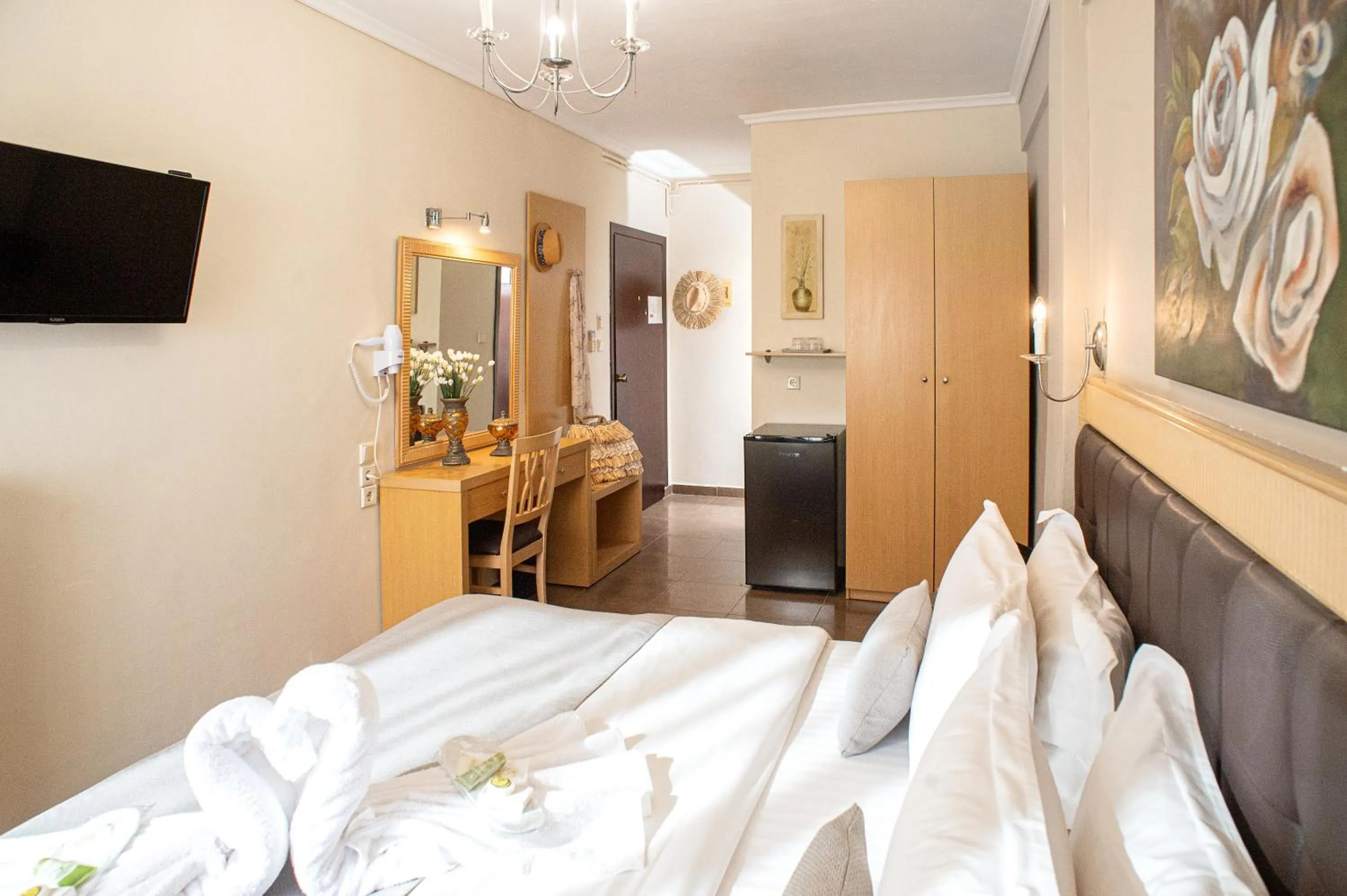 Bed in Hotel Pithari