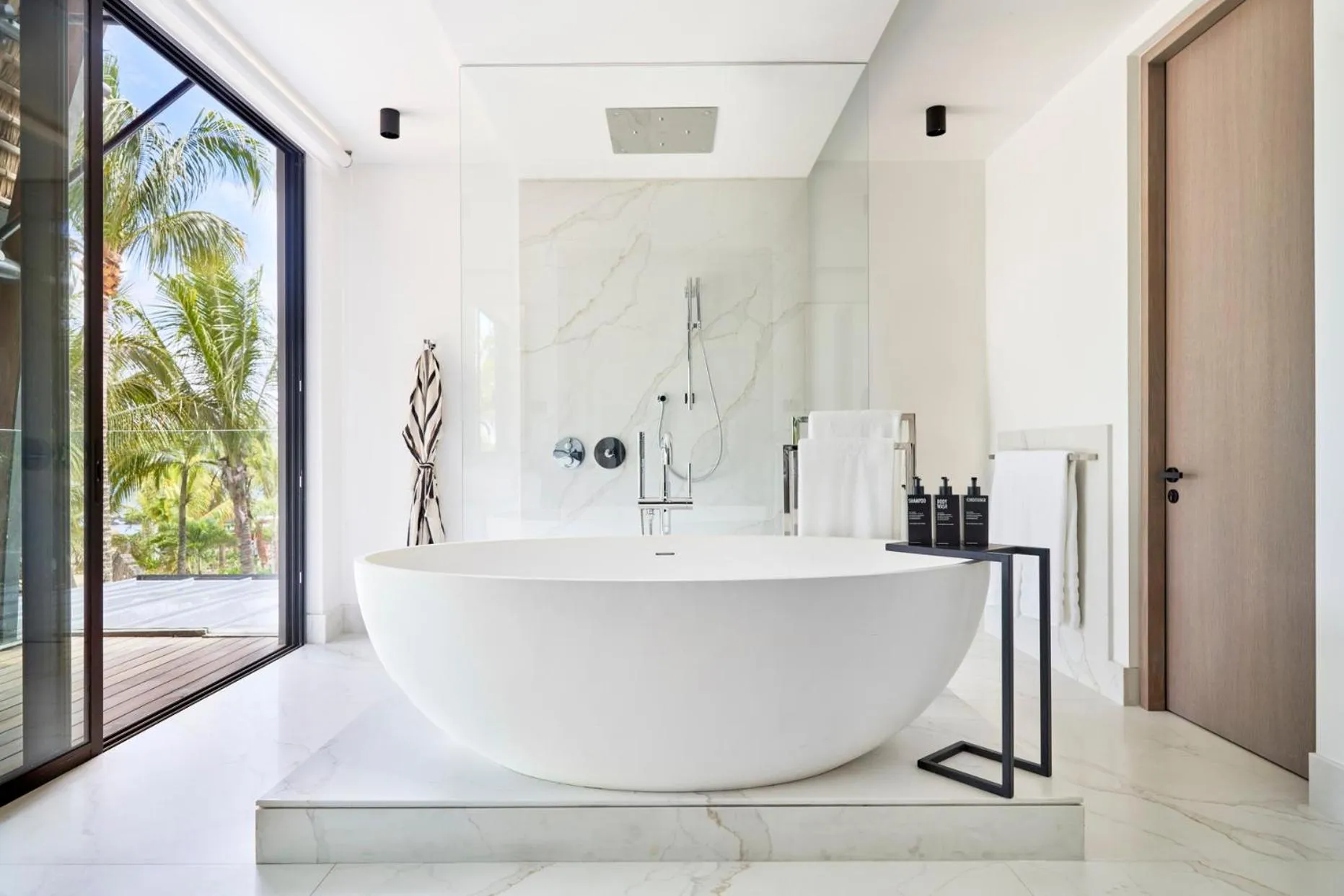 Shower in LUX* Grand Baie Resort & Residences