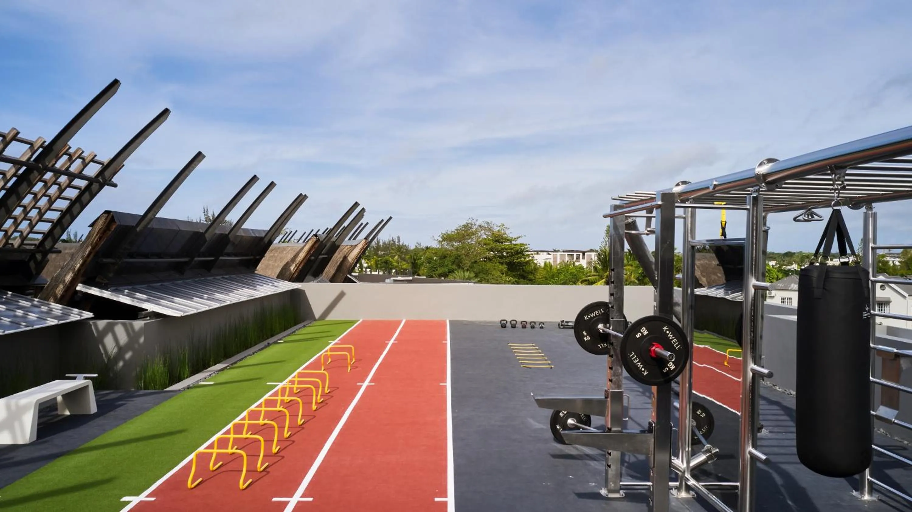 Fitness centre/facilities in LUX* Grand Baie Resort & Residences