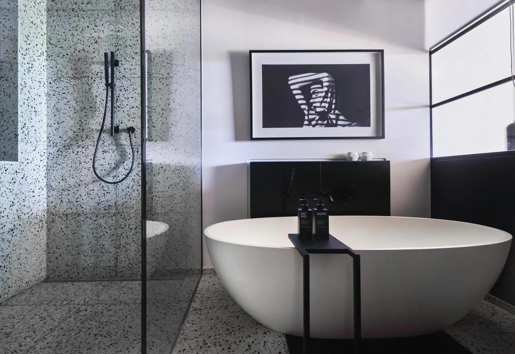 Shower in LUX* Grand Baie Resort & Residences