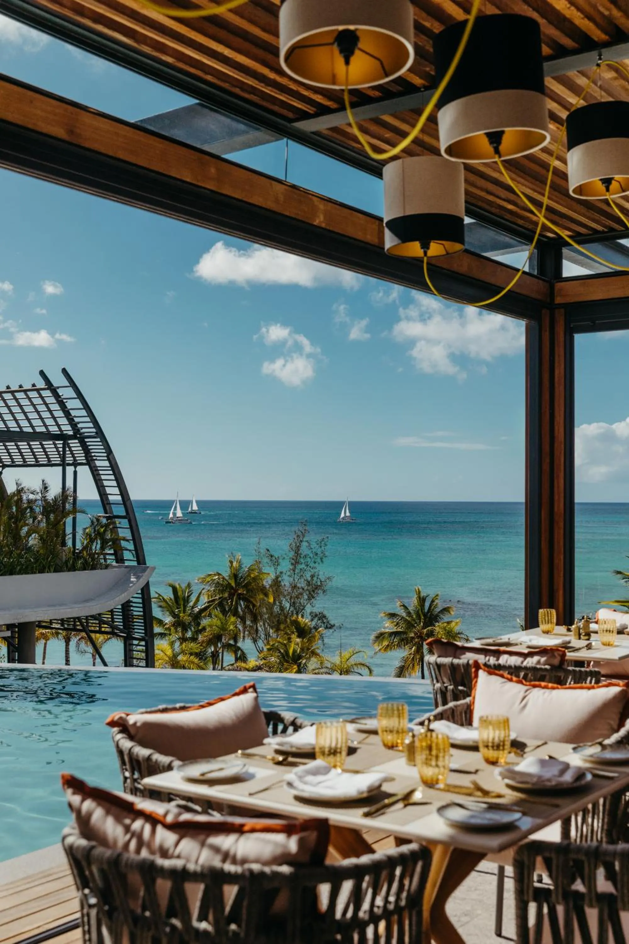 Restaurant/places to eat in LUX* Grand Baie Resort & Residences