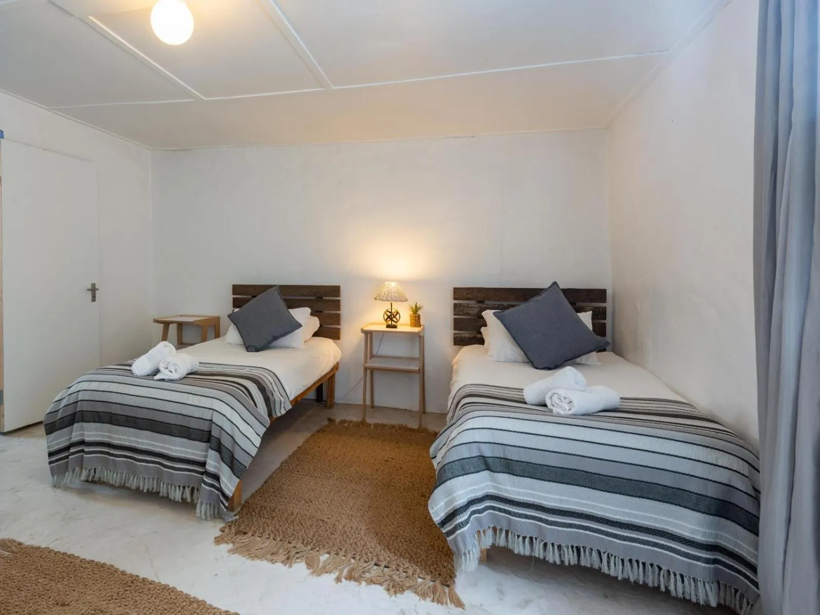 Bed in Strandkombuis